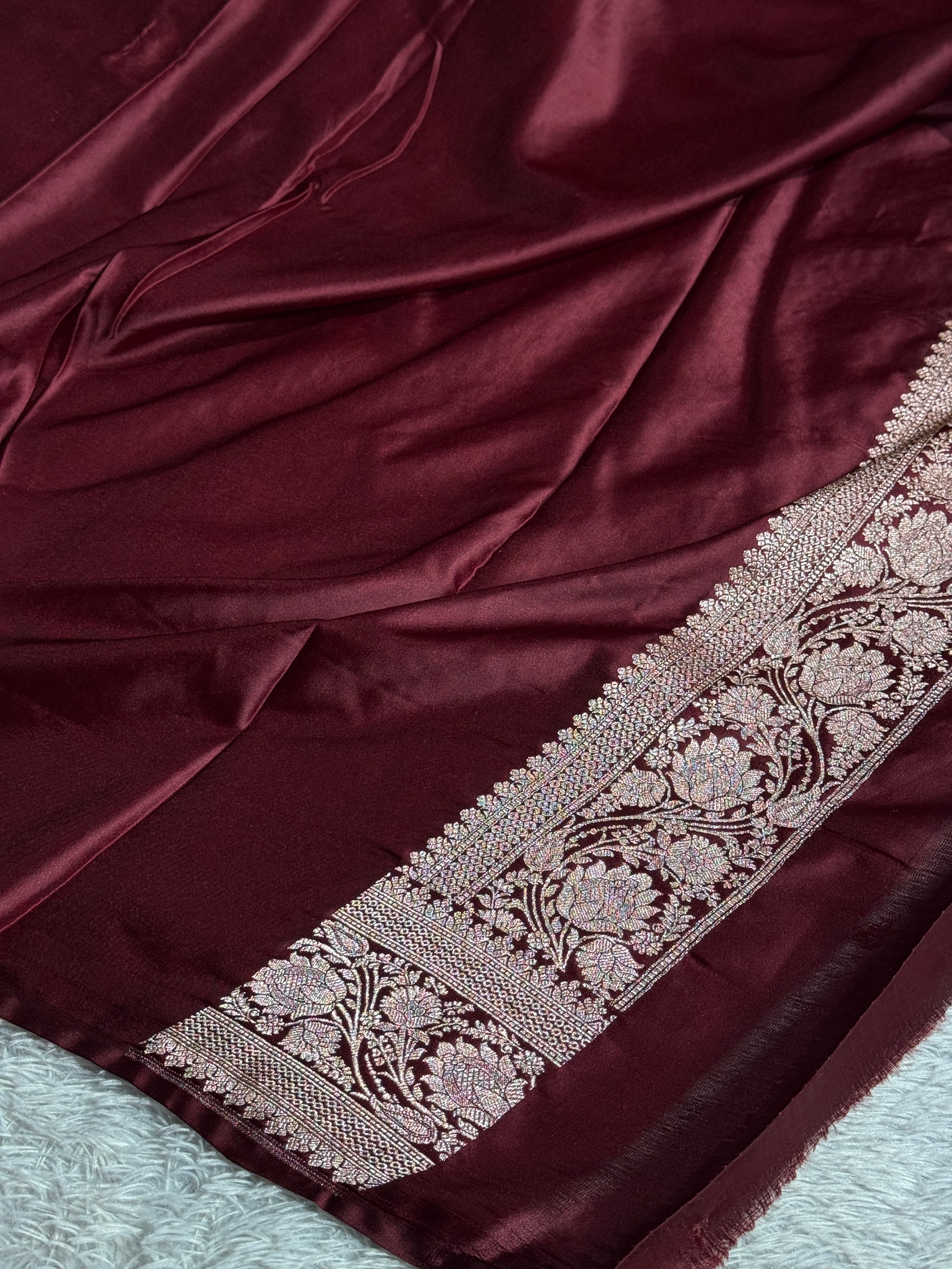BANARASI MASHRU KATAN SILK SAREE HN140