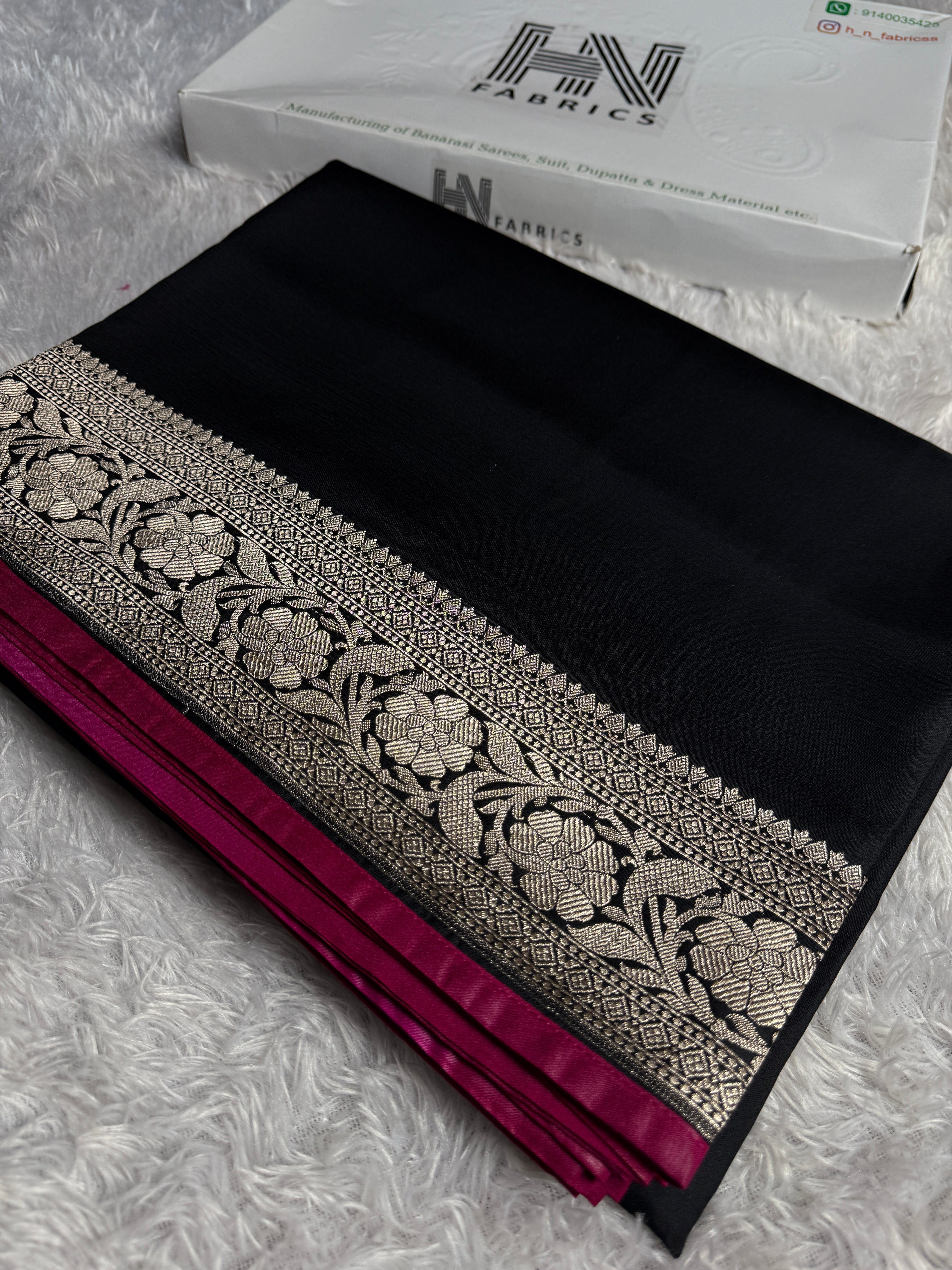 BANARASI MASHRU KATAN SILK SAREE HN562