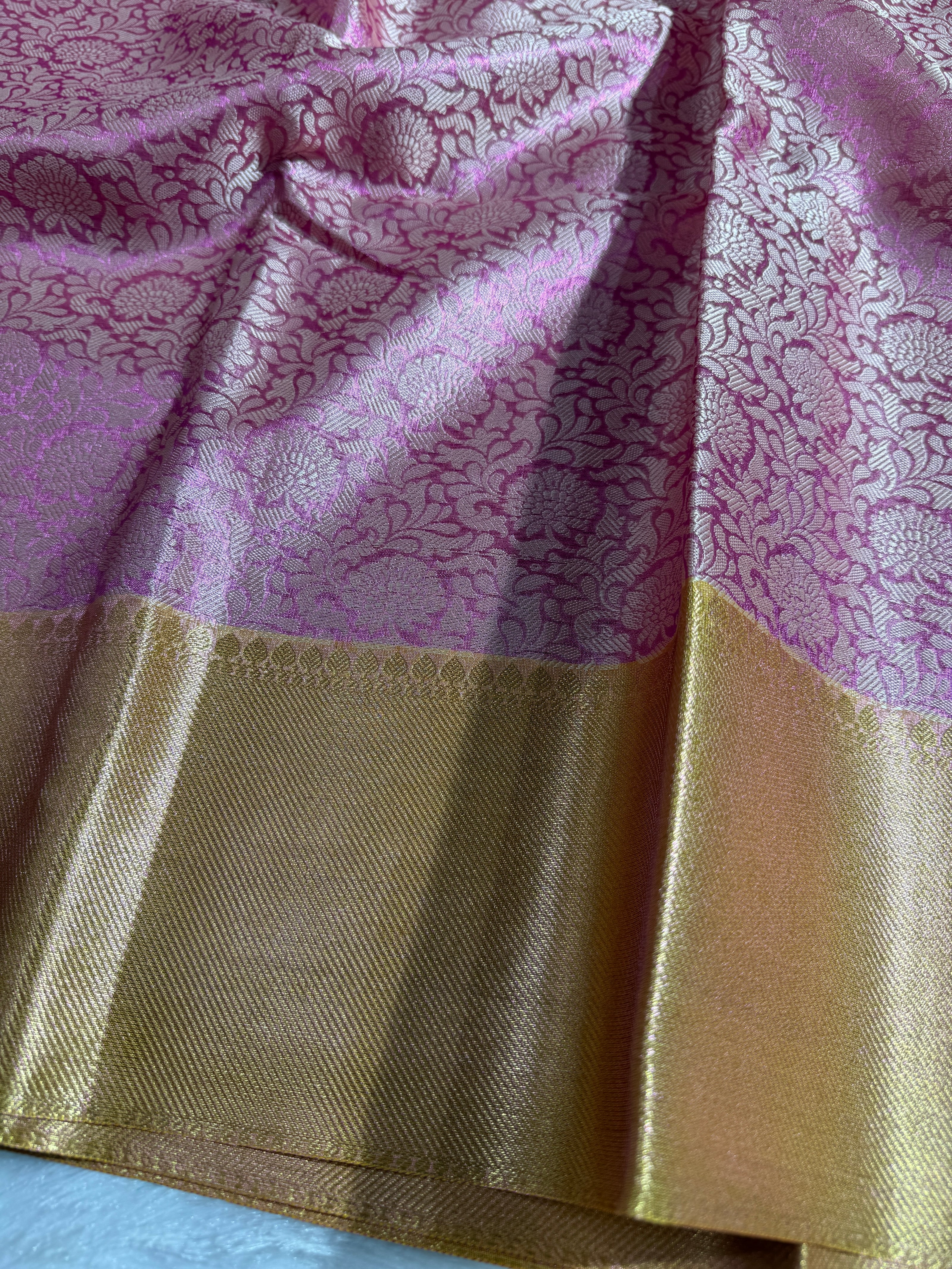 BANARASI TISSUE TANCHUI SILK SAREE TS103