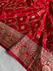 BANARASI SATIN SILK SAREE BRIDAL DESIGN HN600
