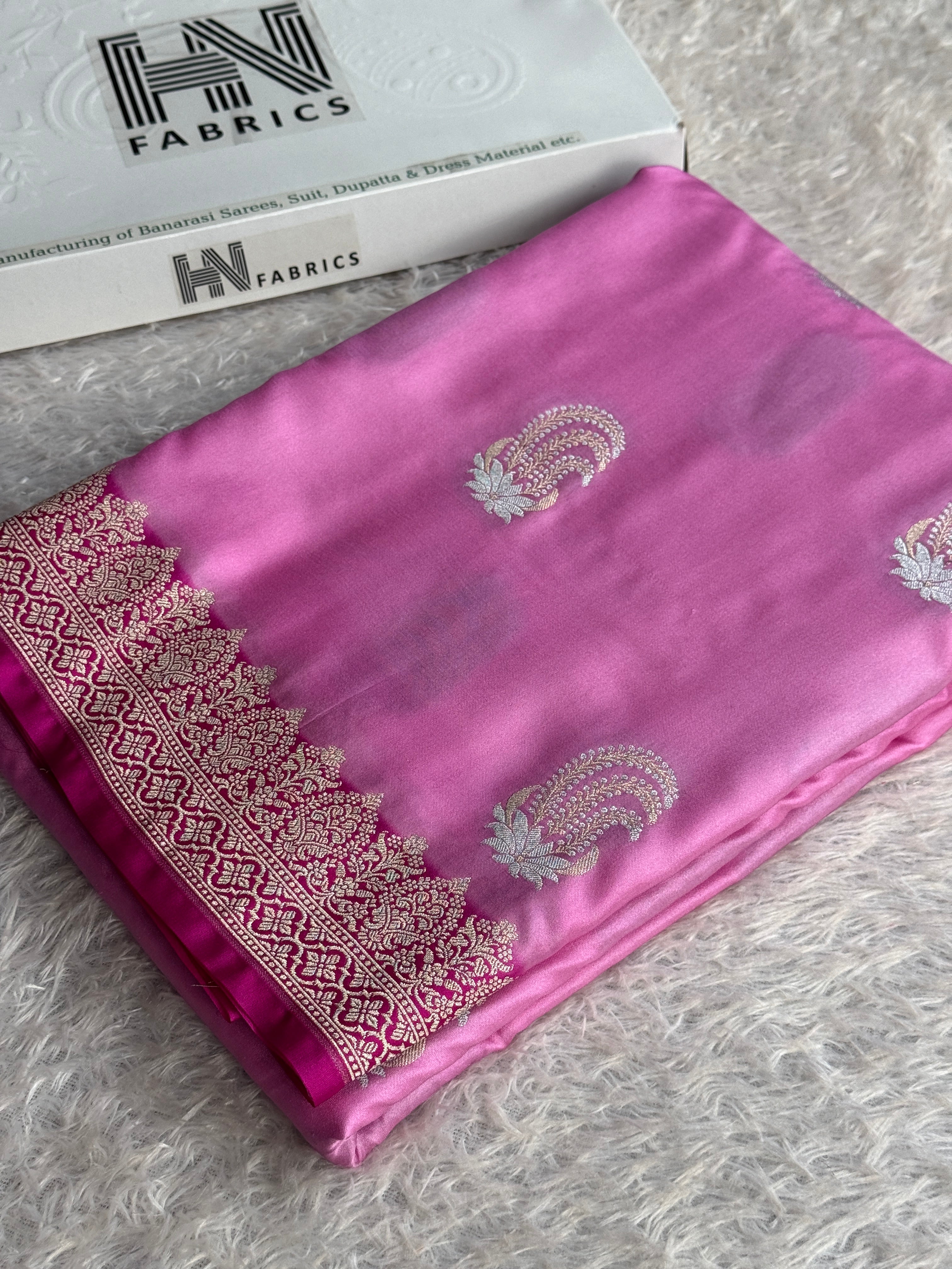 BANARASI MASHRU KATAN SILK SAREE MK 042