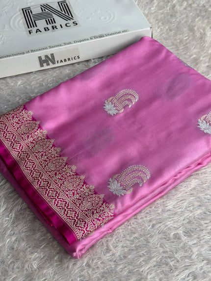 BANARASI MASHRU KATAN SILK SAREE MK 042