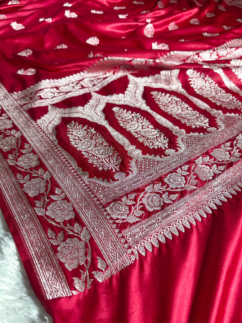 BANARASI MASHRU KATAN SILK SAREE HN507