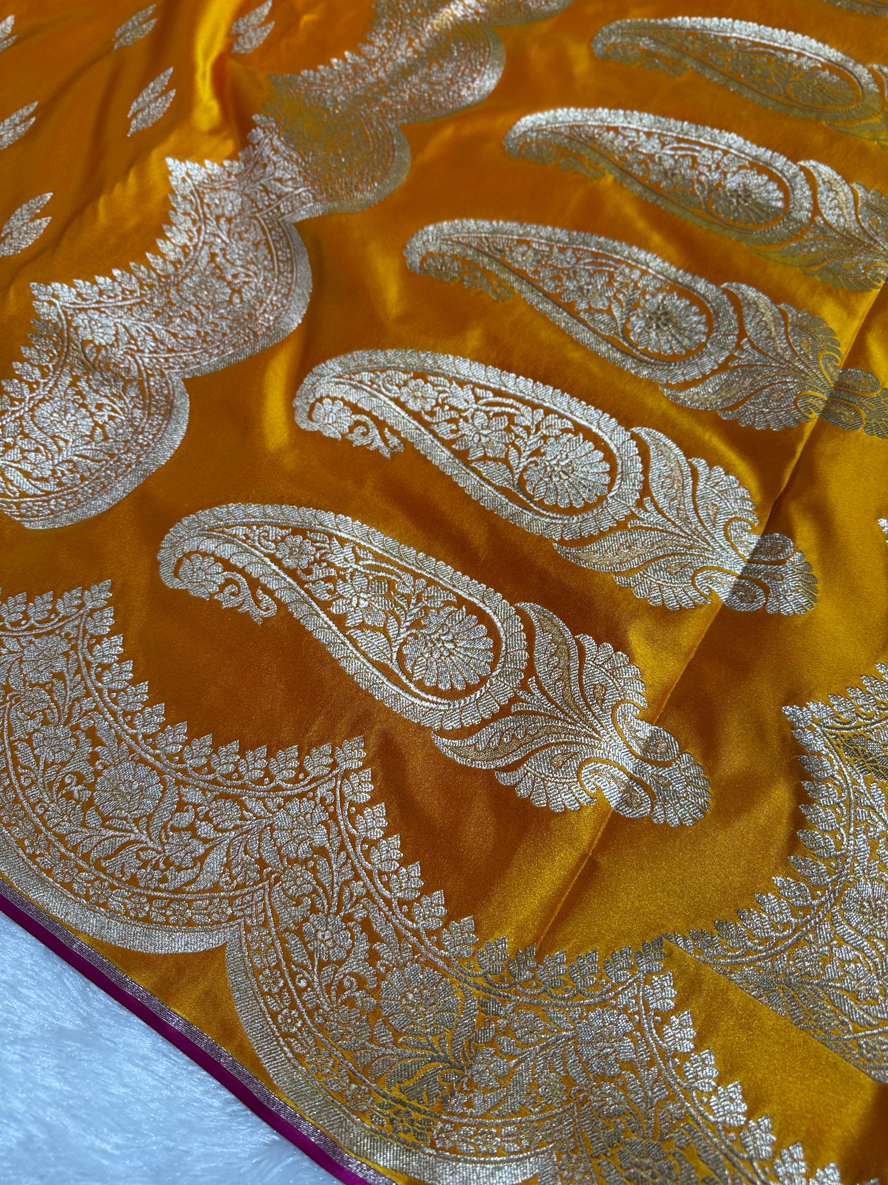 BANARASI MASHRU KATAN SILK SAREE HN530