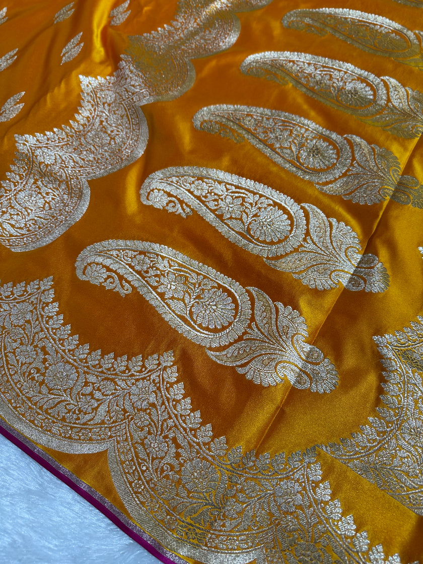BANARASI MASHRU KATAN SILK SAREE HN530