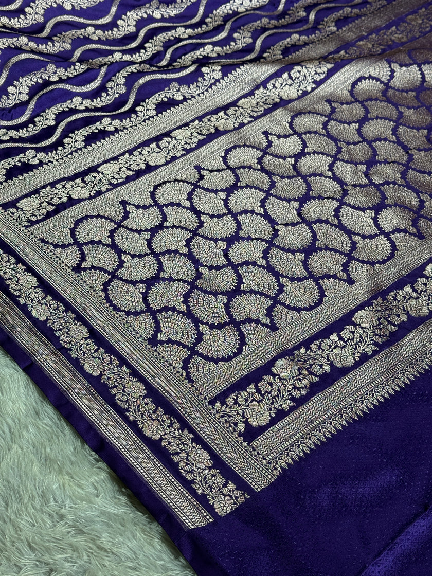 BANARASI MASHRU KATAN SILK SAREE HN840