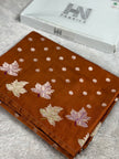 BANARASI MASHRU KATAN SILK SAREE MK014