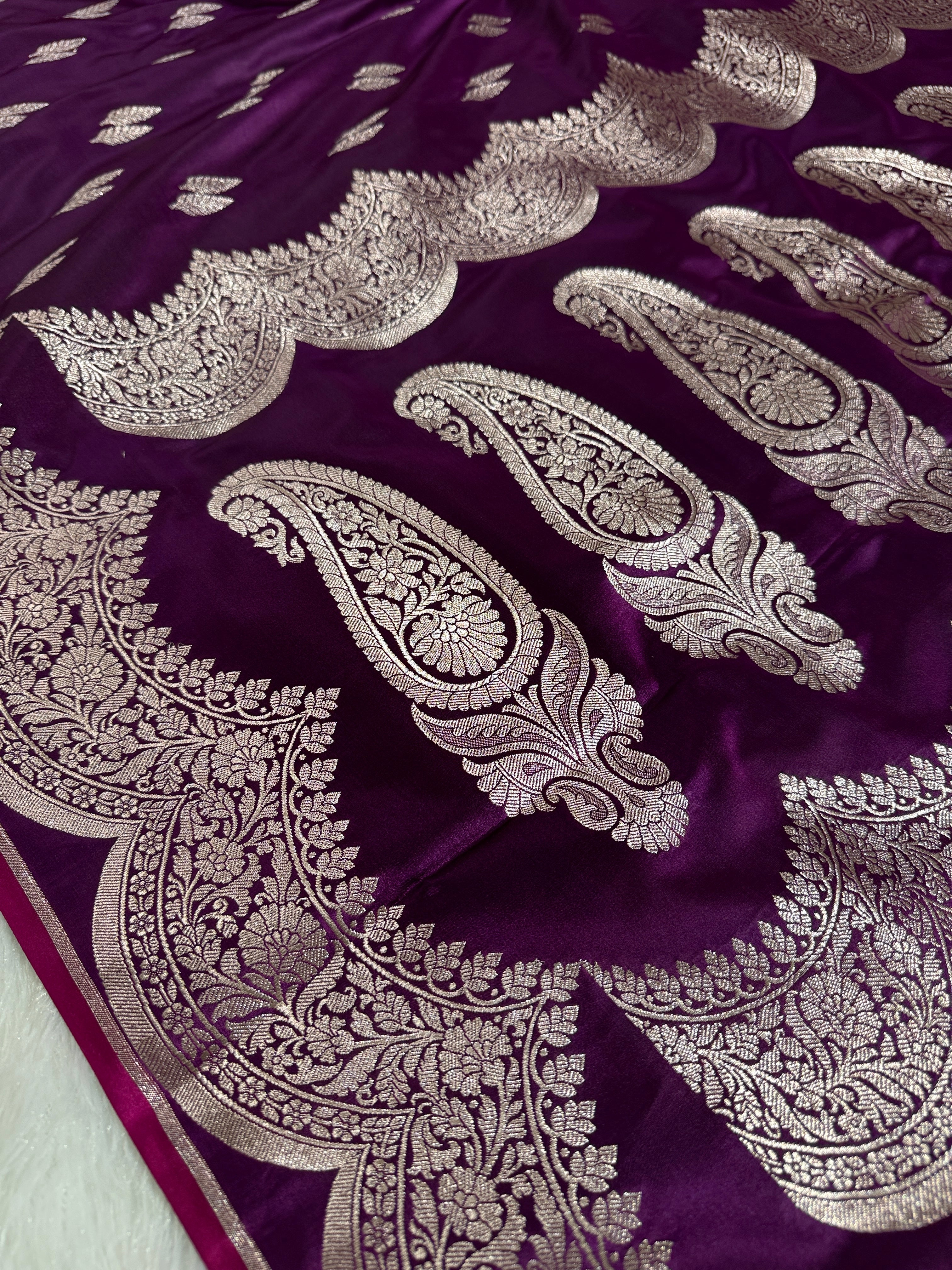 BANARASI MASHRU KATAN SILK SAREE HN530