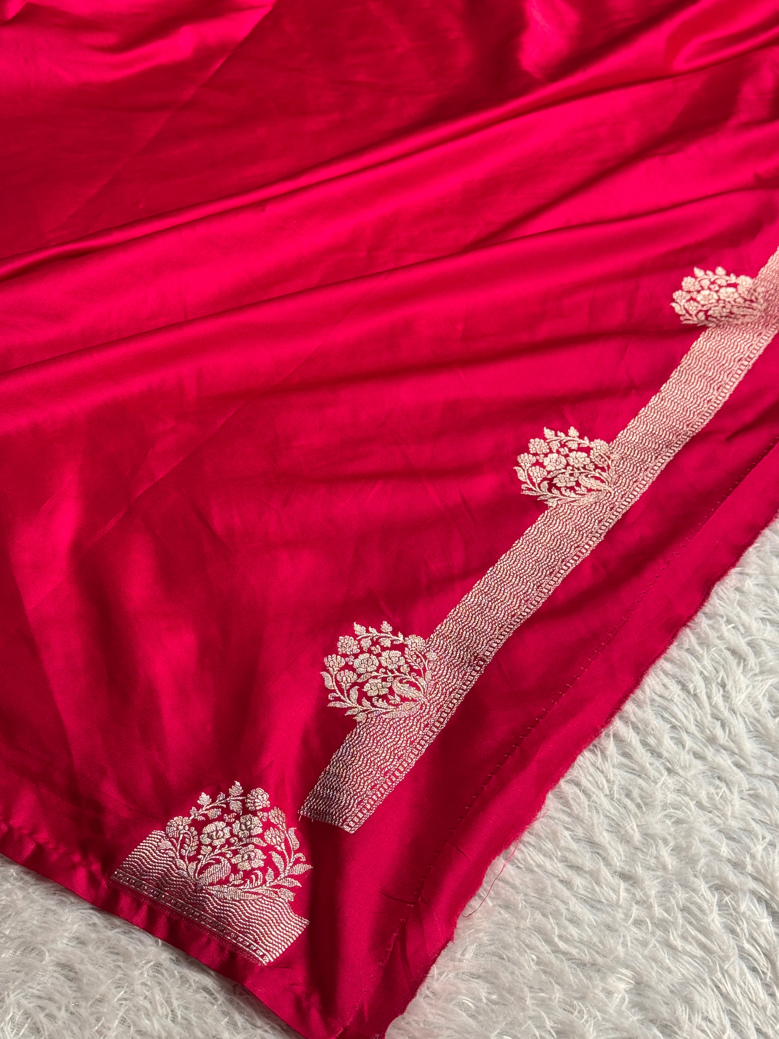 BANARASI MASHRU KATAN SILK SAREE MK059