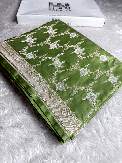 BANARASI MASHRU KATAN SILK SAREE HN545