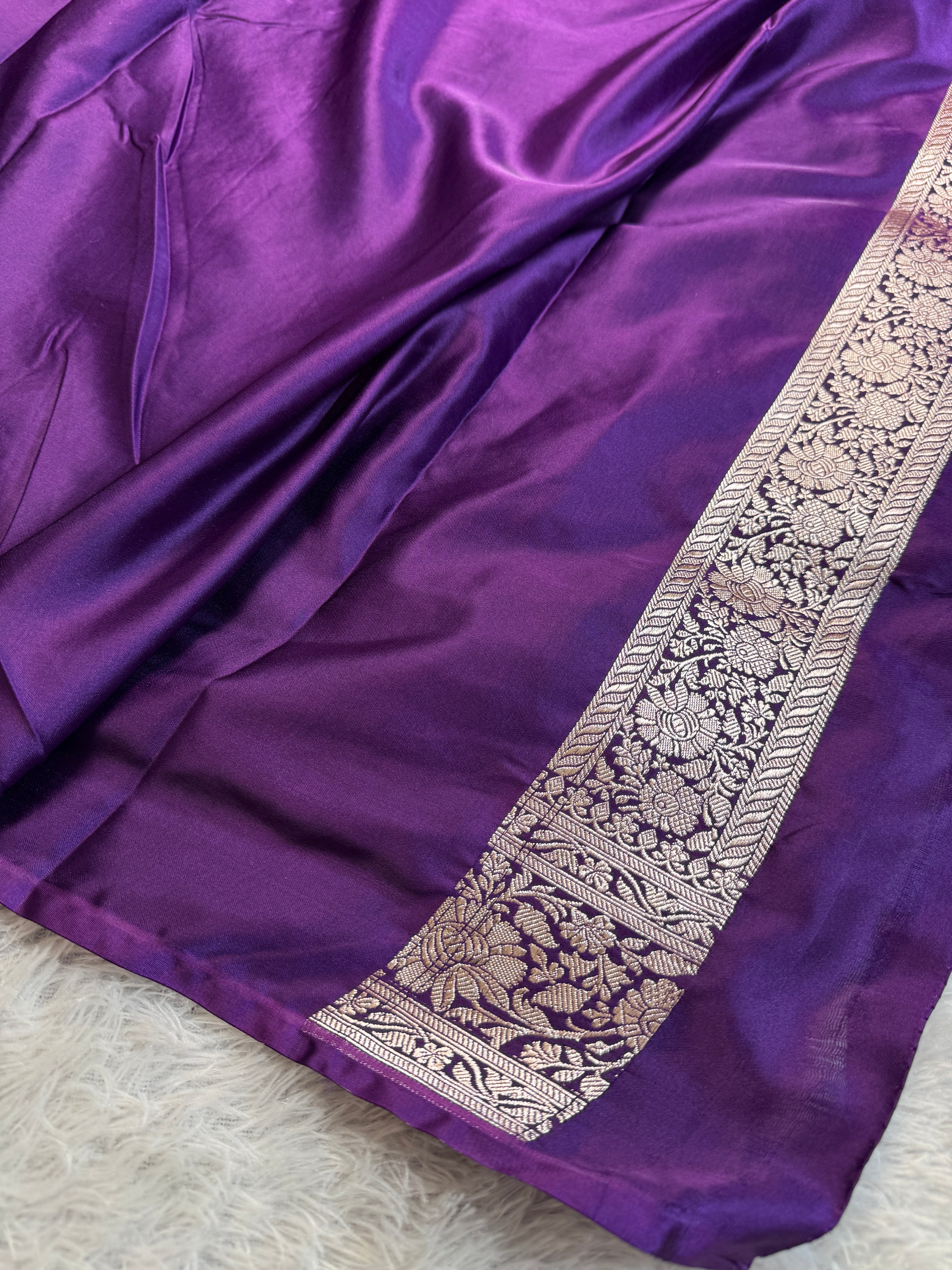 BANARASI MASHRU KATAN SILK SAREE HN551