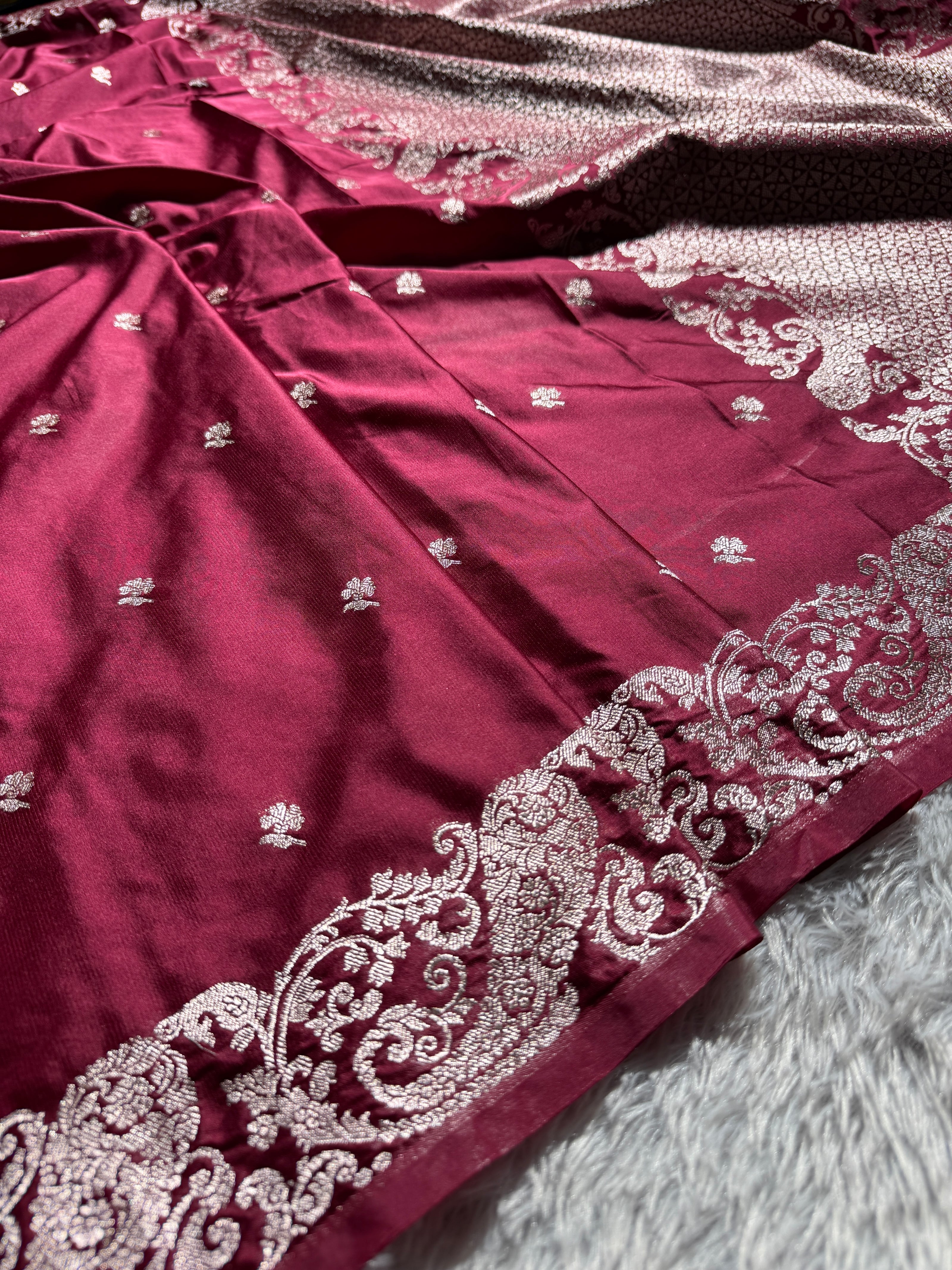 BANARASI MASHRU KATAN SILK SAREE HN123