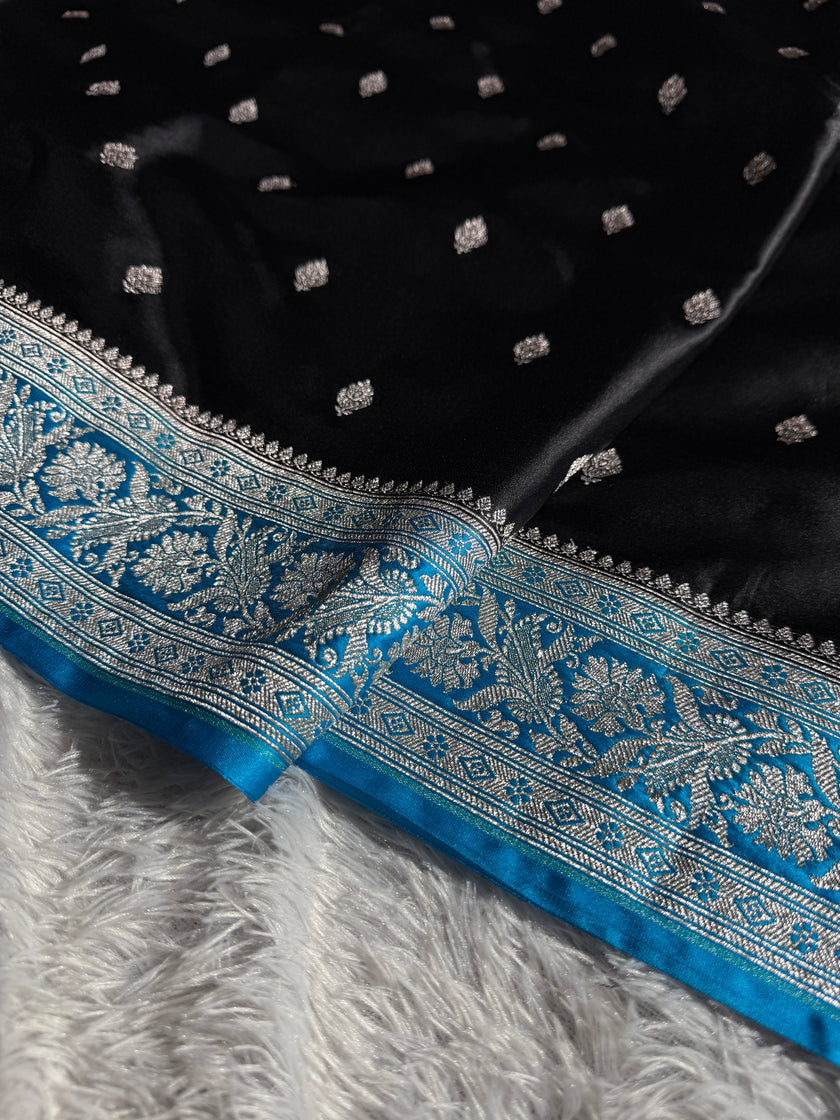 BANARASI MASHRU KATAN SILK SAREE HN512