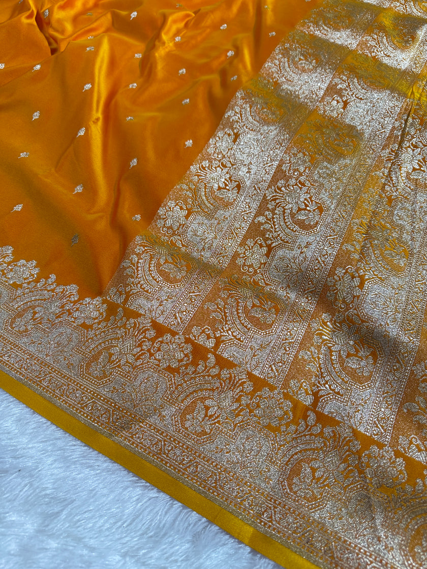 BANARASI MASHRU KATAN SILK SAREE HN537