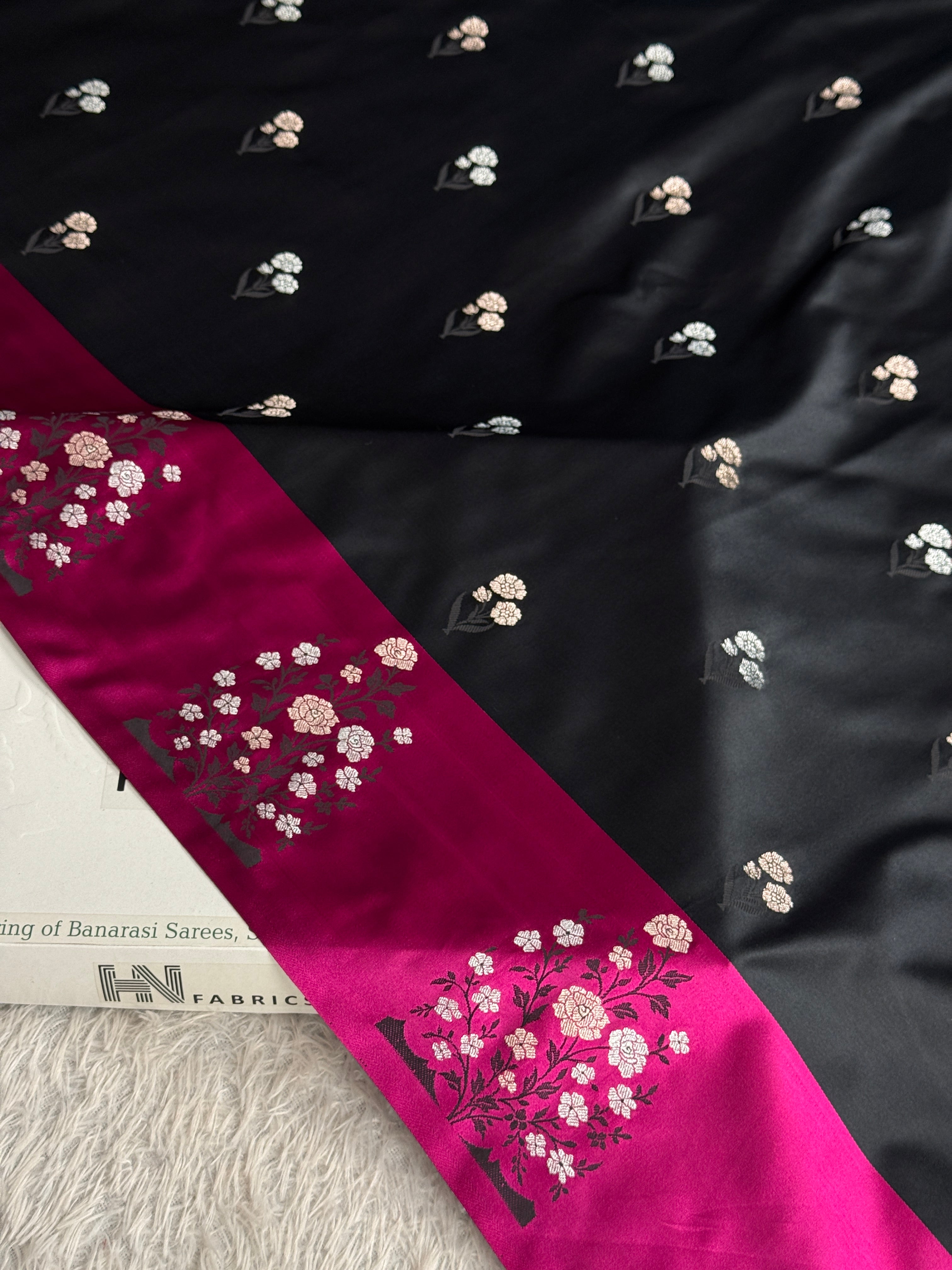 BANARASI MASHRU KATAN SILK SAREE MK057