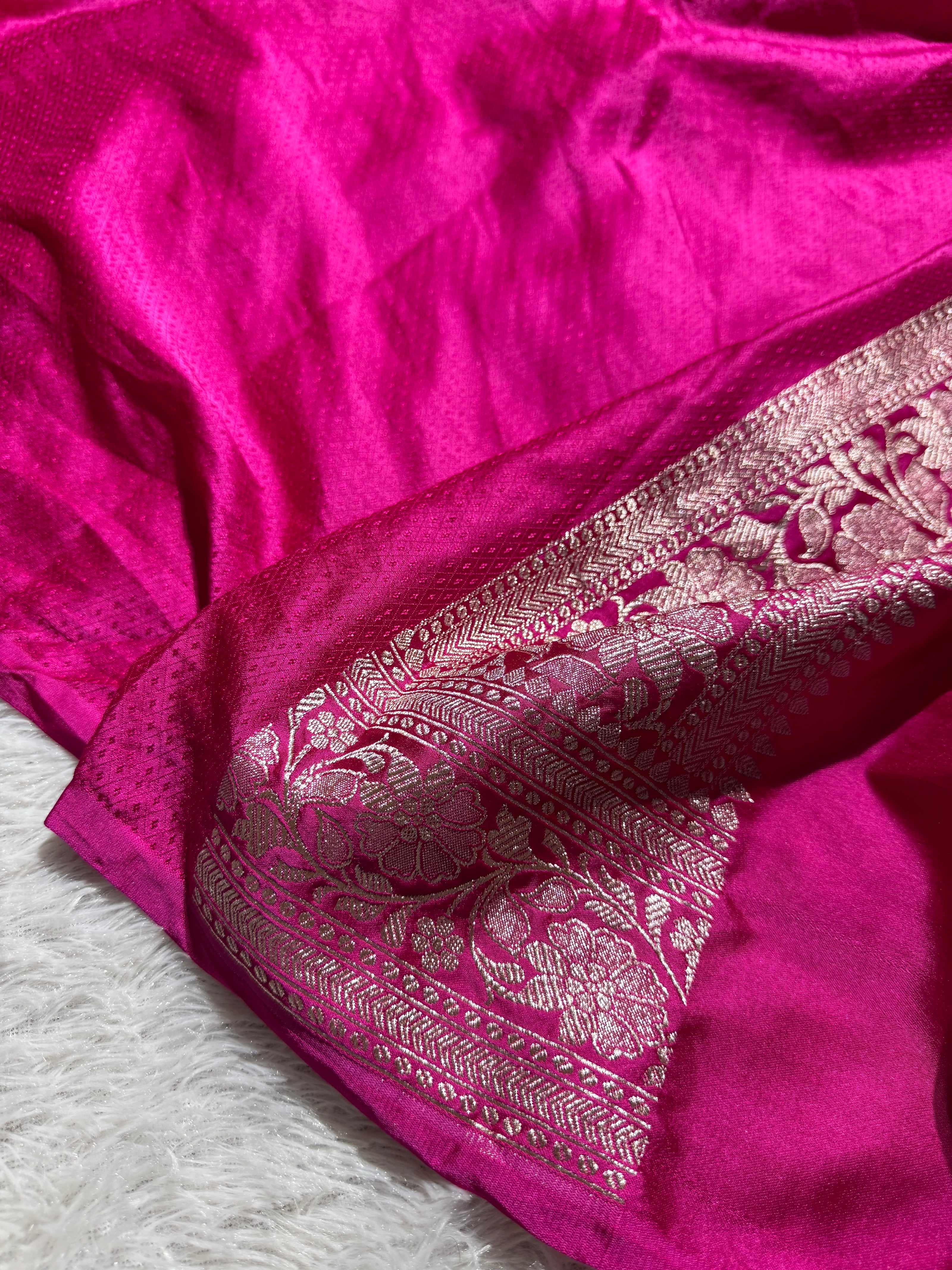 BANARASI MASHRU KATAN SILK SAREE HN511