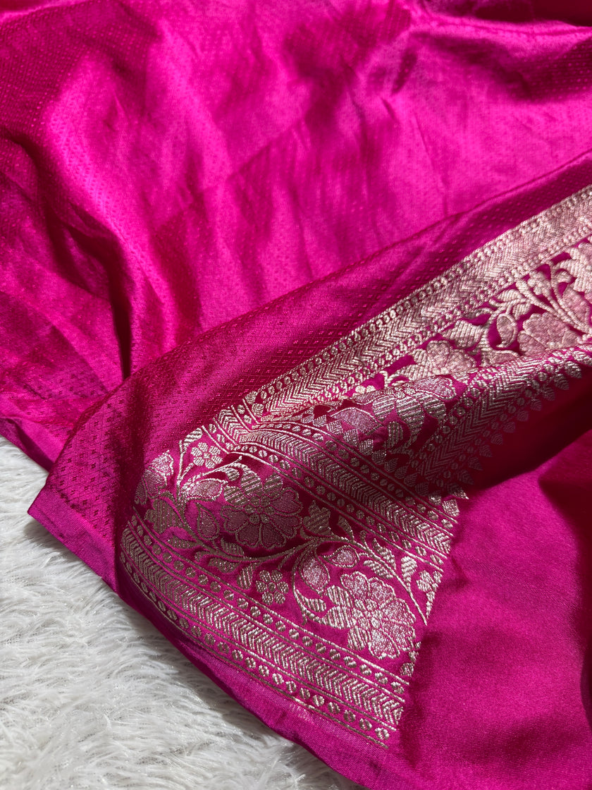 BANARASI MASHRU KATAN SILK SAREE HN511