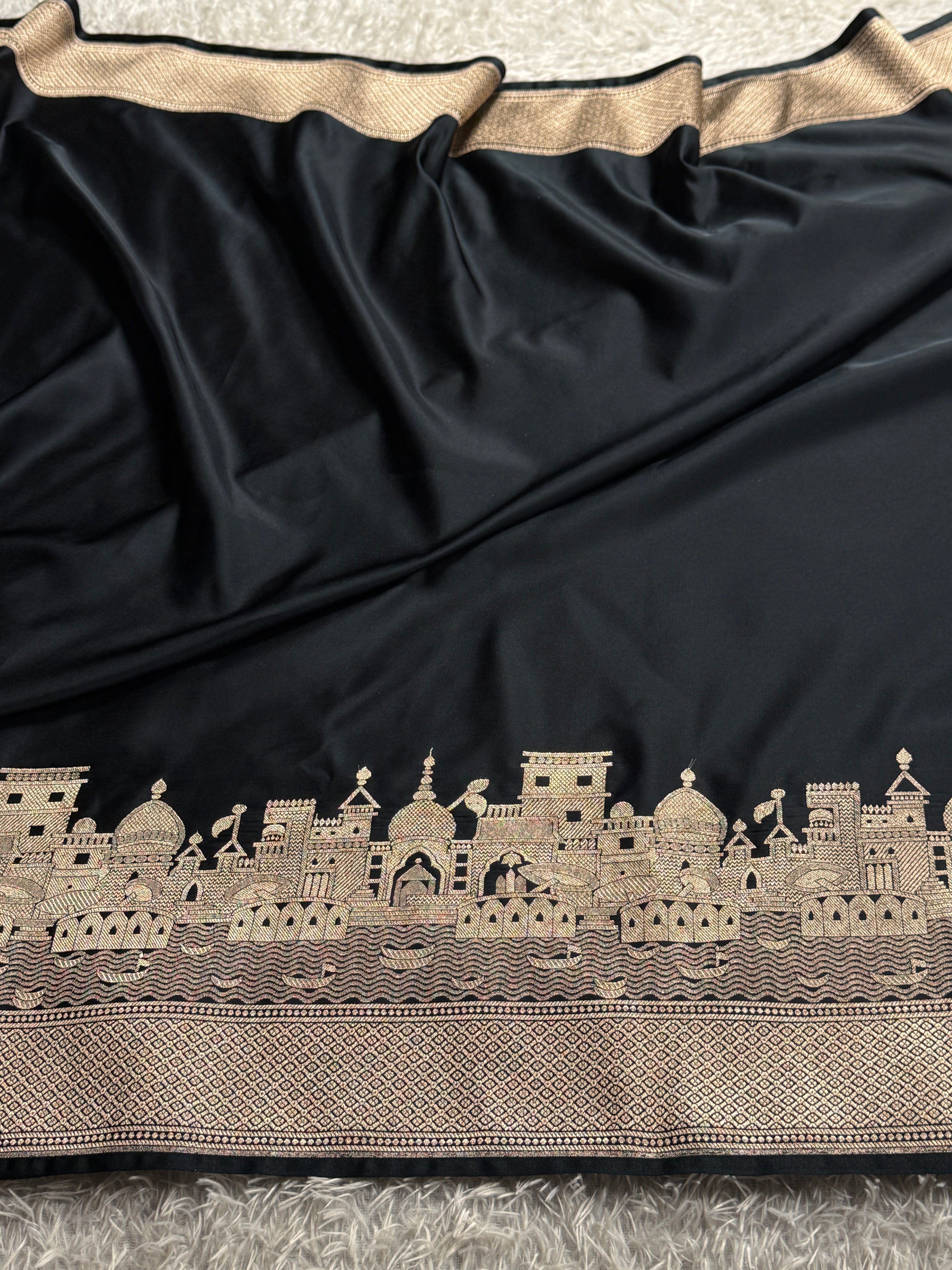 BANARASI MASHRU KATAN SILK SAREE HN750