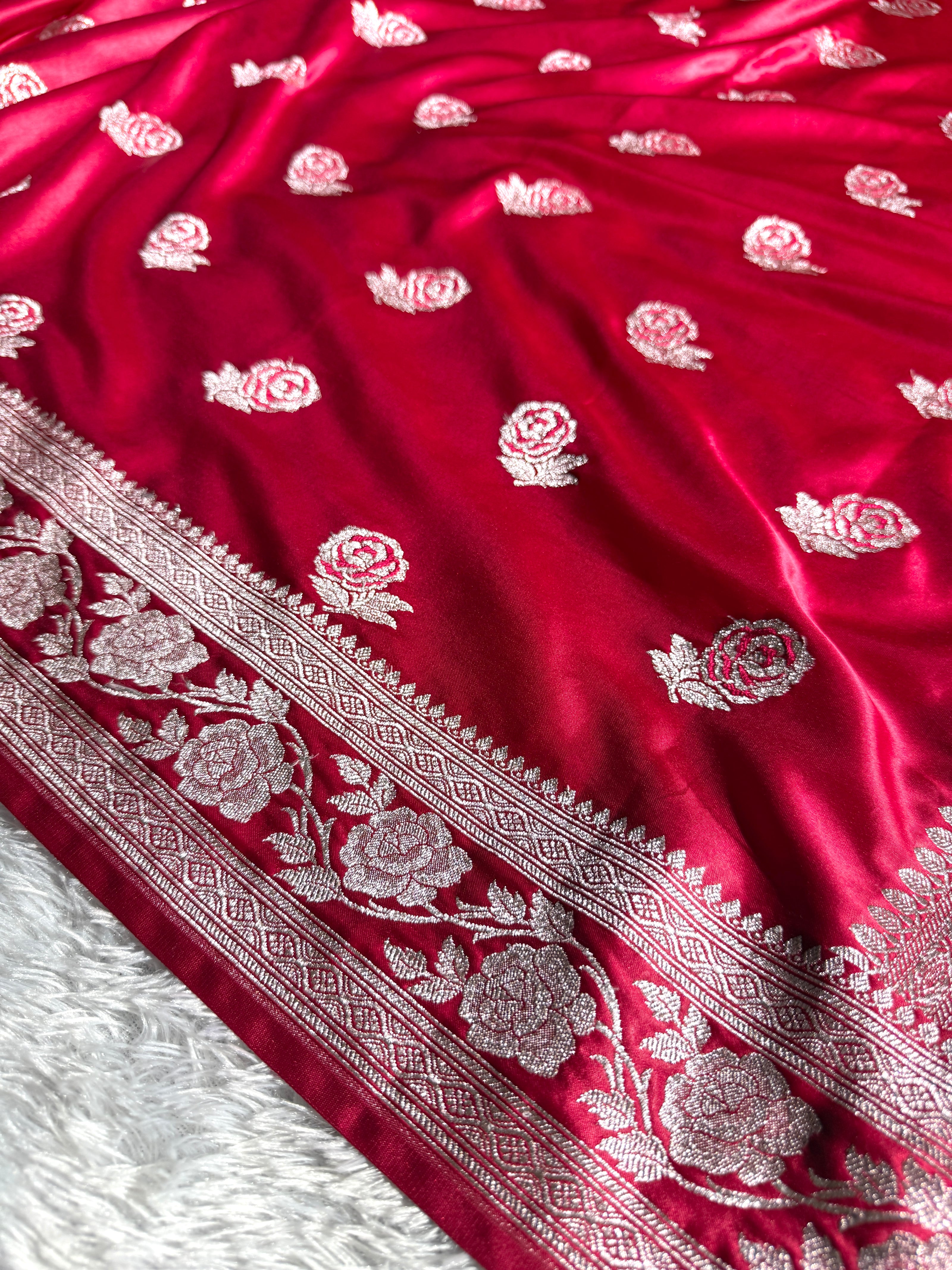 BANARASI MASHRU KATAN SILK SAREE HN507