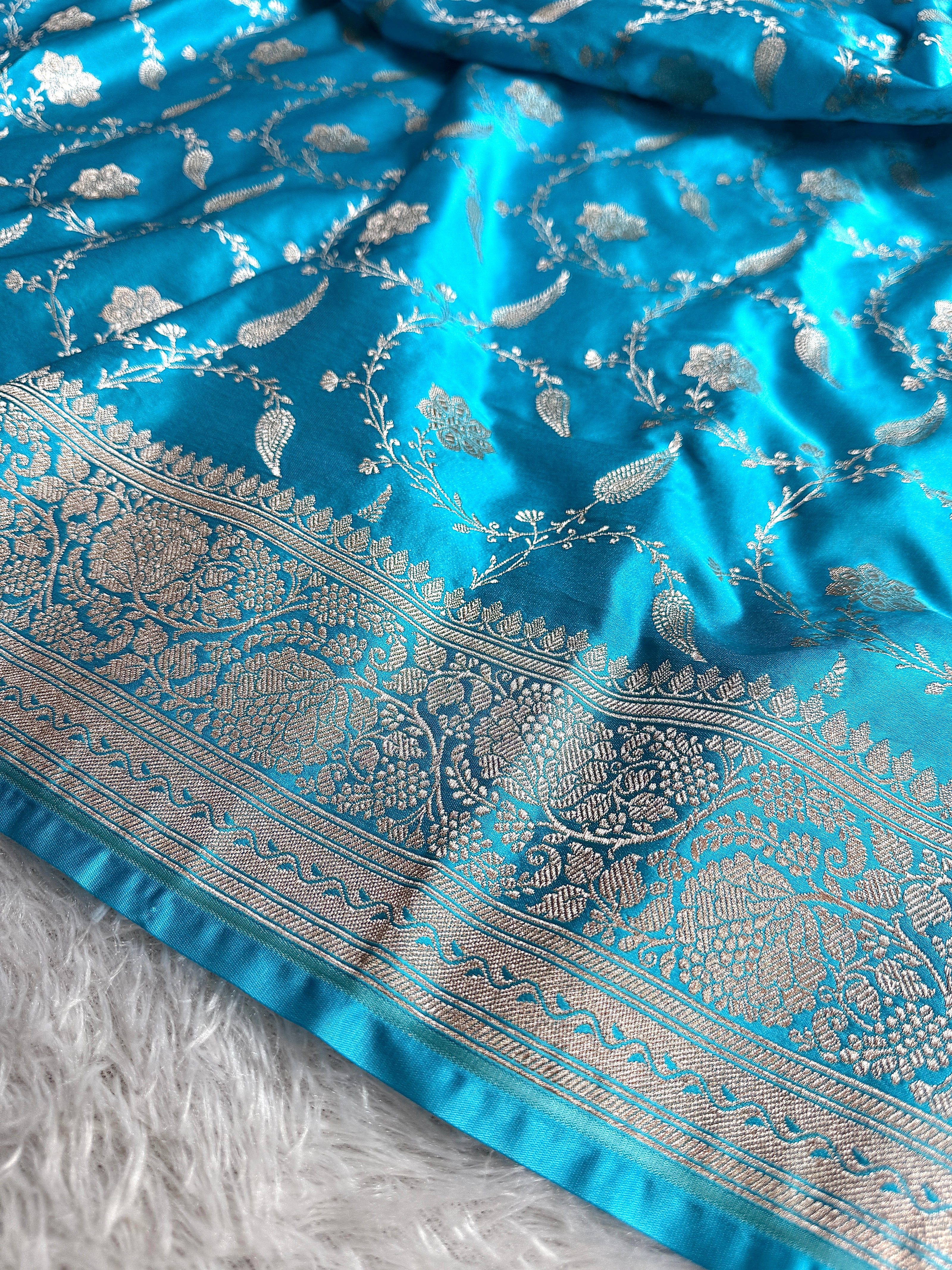 BANARASI MASHRU KATAN SILK SAREE HN553