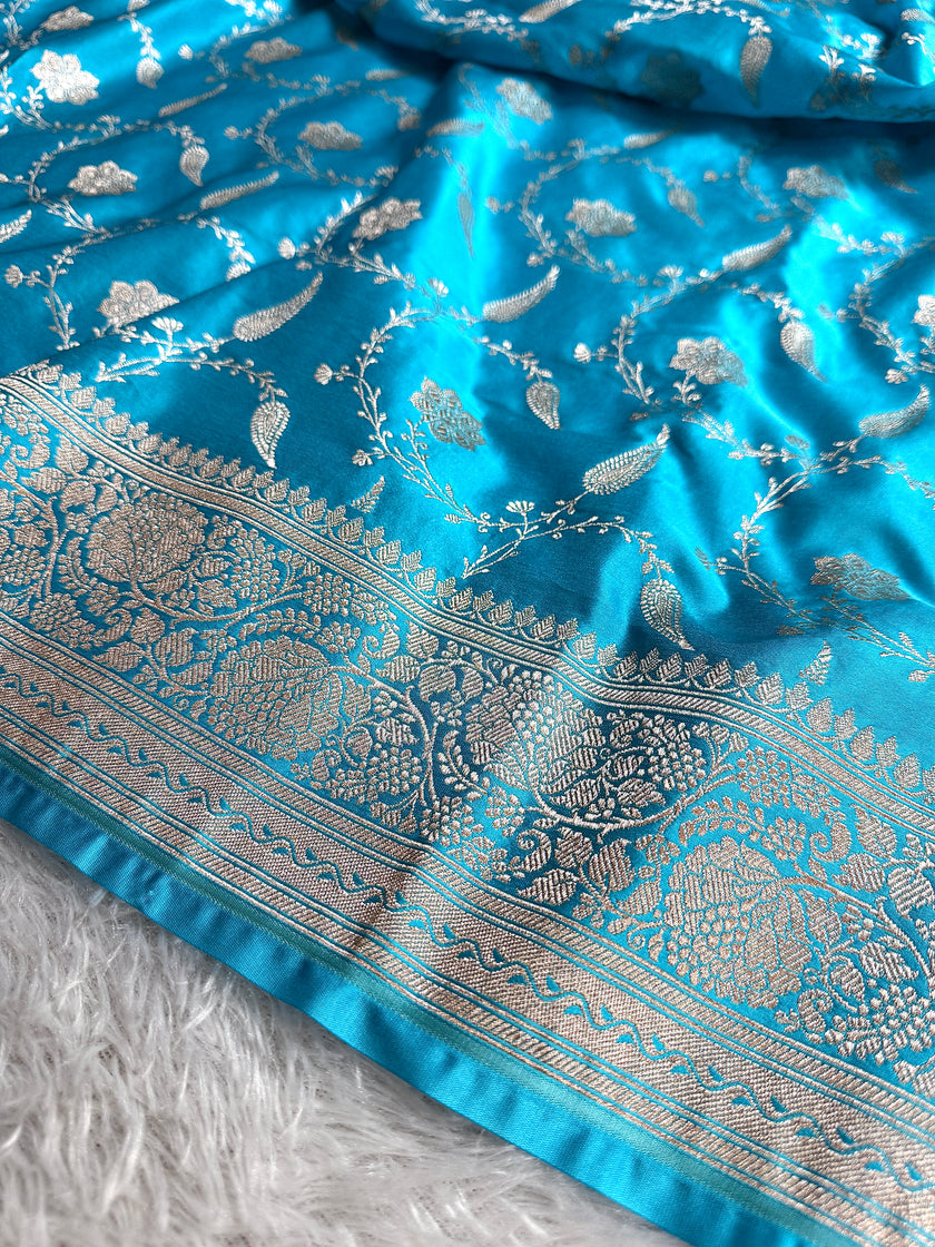 BANARASI MASHRU KATAN SILK SAREE HN553