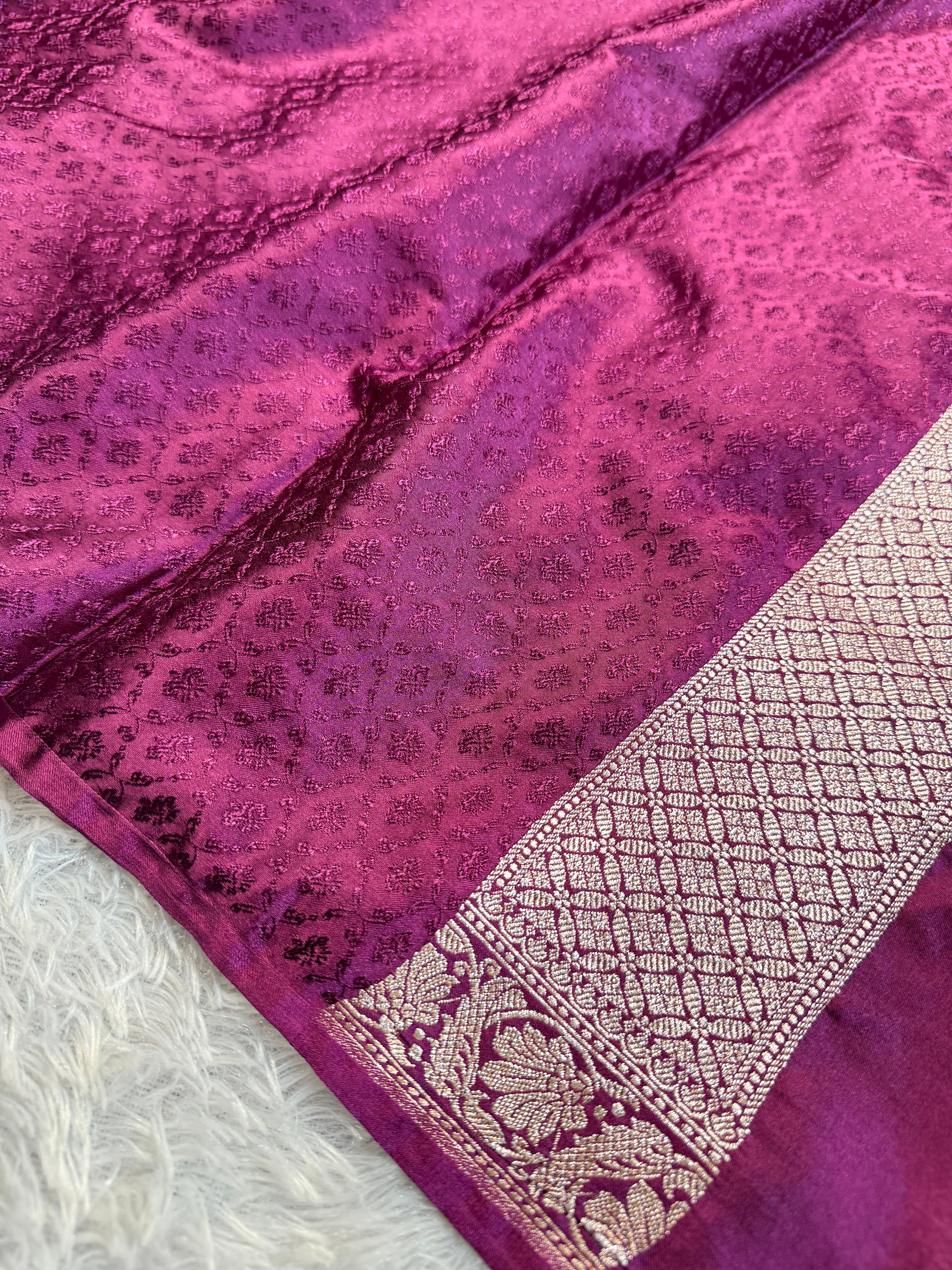 BANARASI MASHRU KATAN SILK SAREE HN555