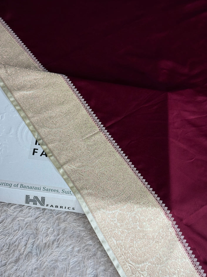 BANARASI MASHRU KATAN SILK SAREE MK100