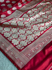 BANARASI MASHRU KATAN SILK SAREE MK036
