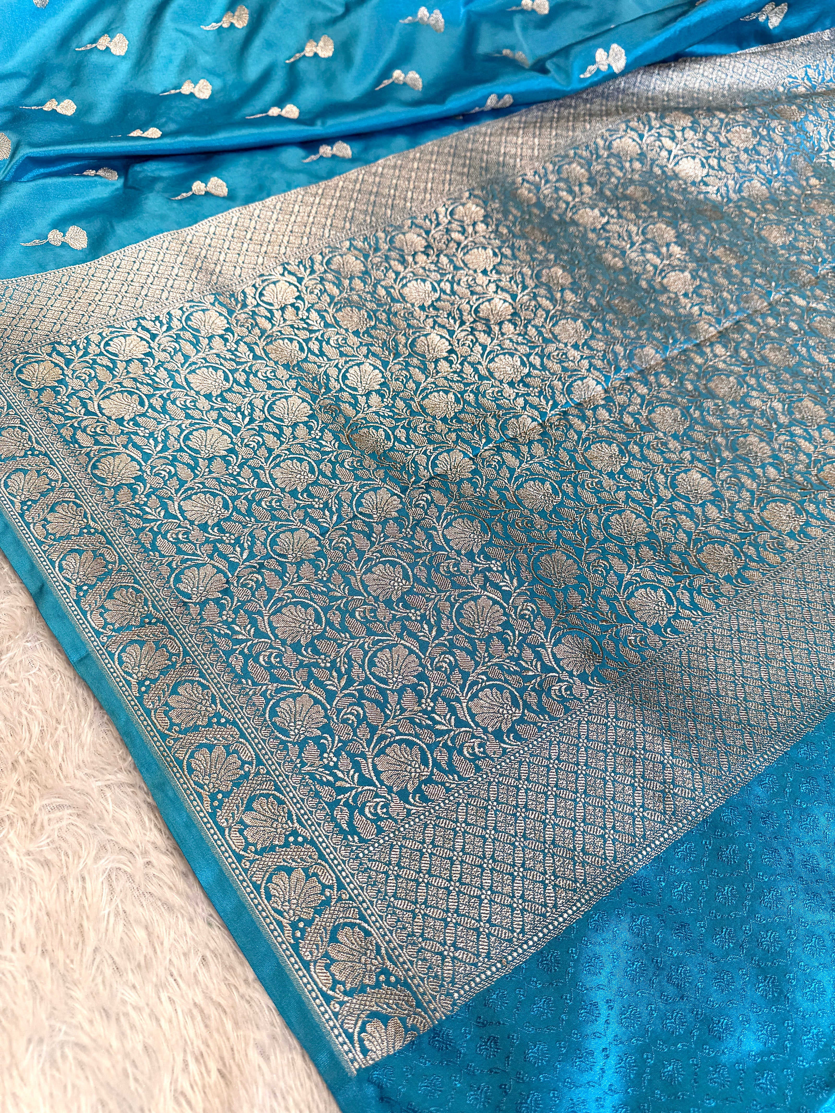 BANARASI MASHRU KATAN SILK SAREE HN555