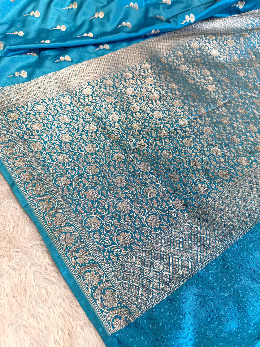 BANARASI MASHRU KATAN SILK SAREE HN555