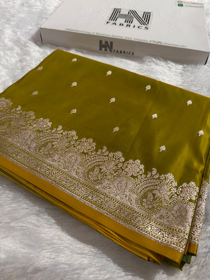 BANARASI MASHRU KATAN SILK SAREE HN537