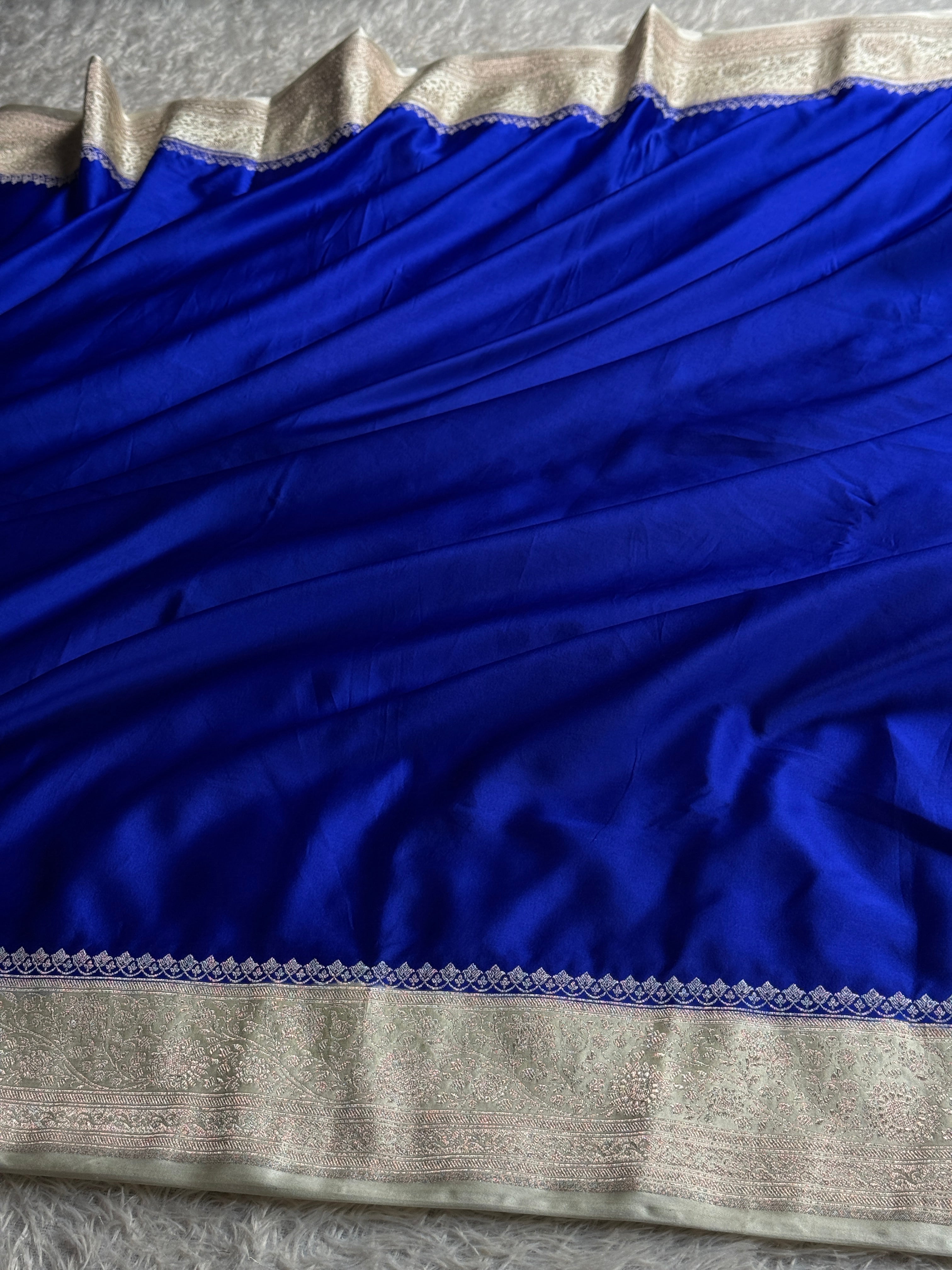 BANARASI MASHRU KATAN SILK SAREE MK047