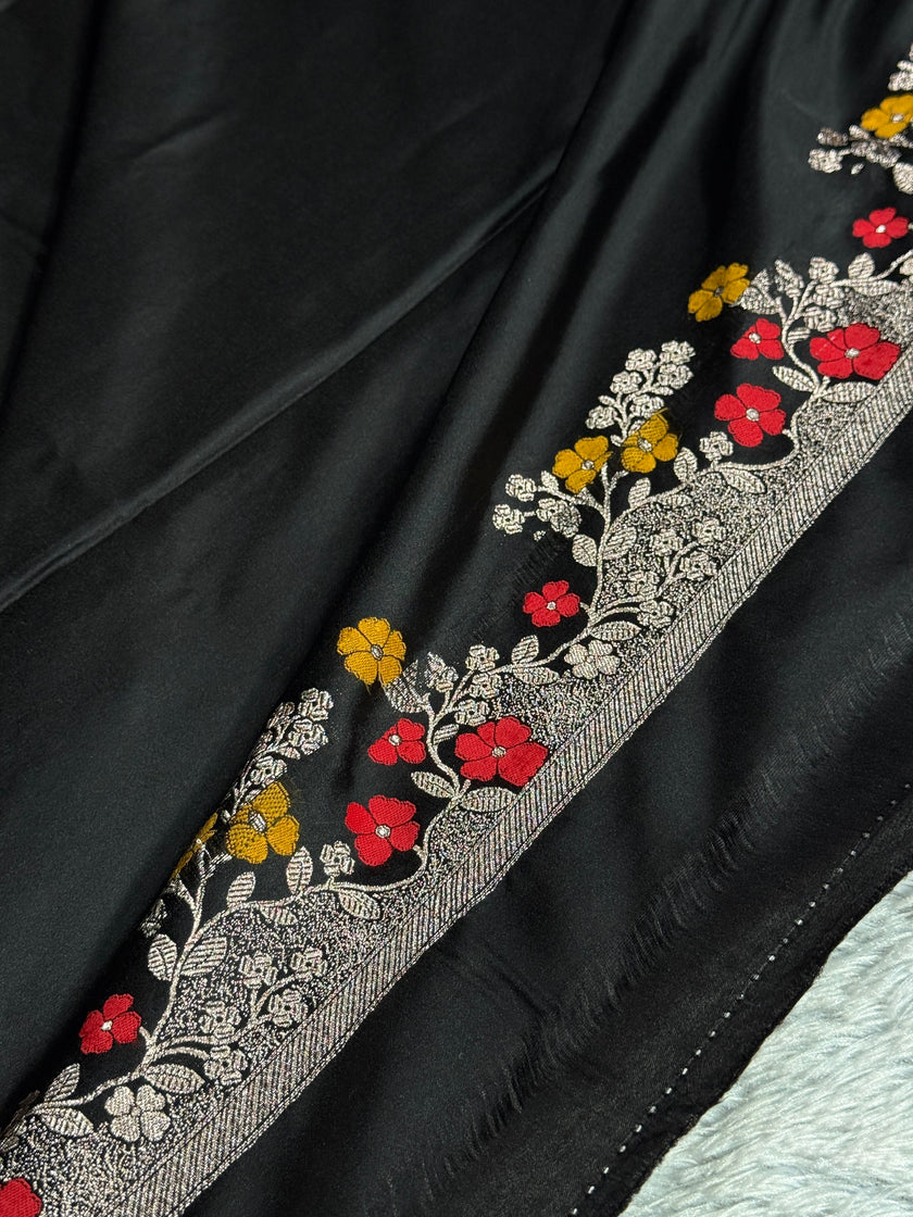 BANARASI MASHRU KATAN SILK SAREE MK020
