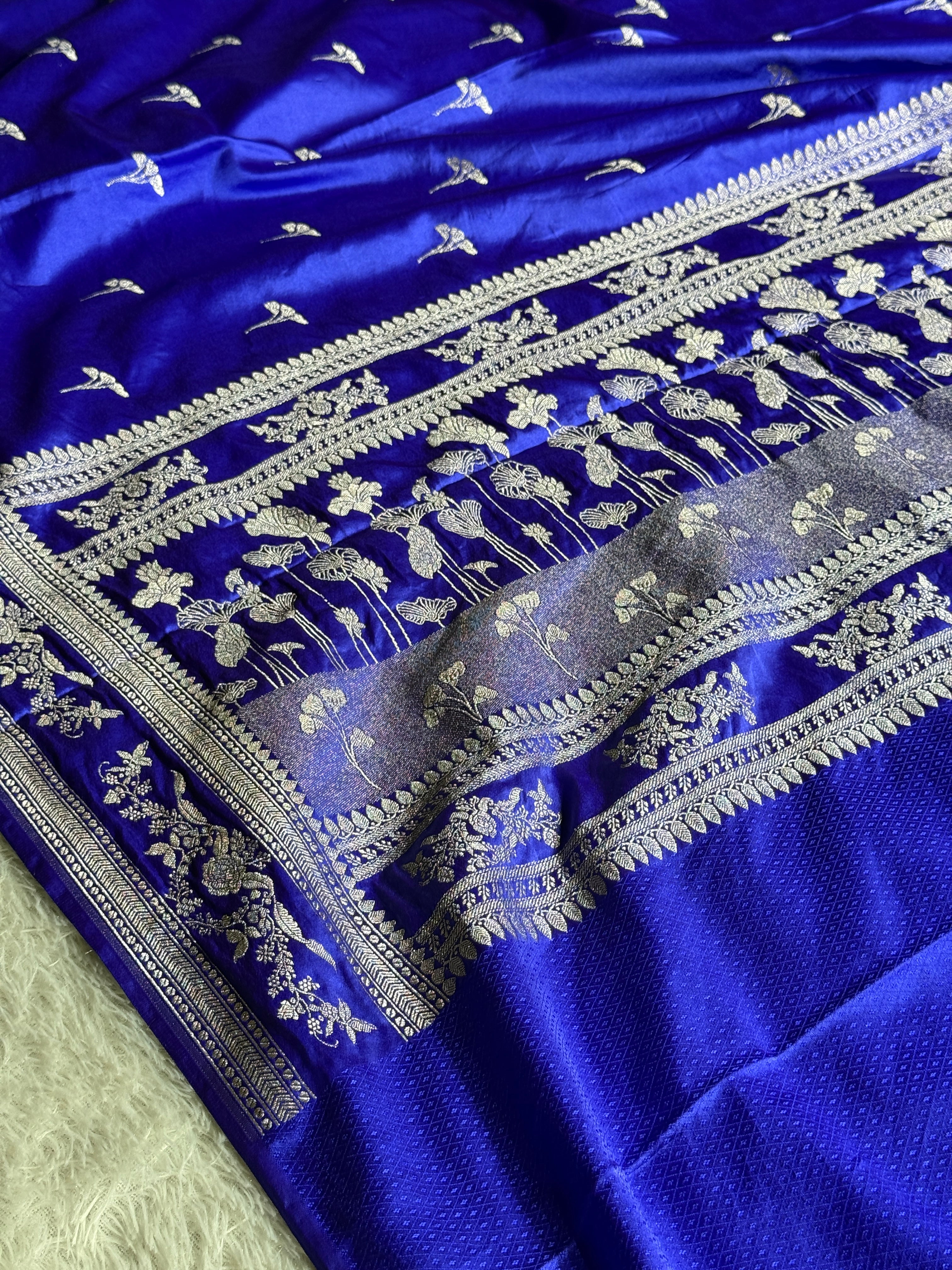 BANARASI MASHRU KATAN SILK SAREE HN549