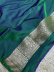 BANARASI MASHRU KATAN SILK SAREE MENAKARI WORK HN500