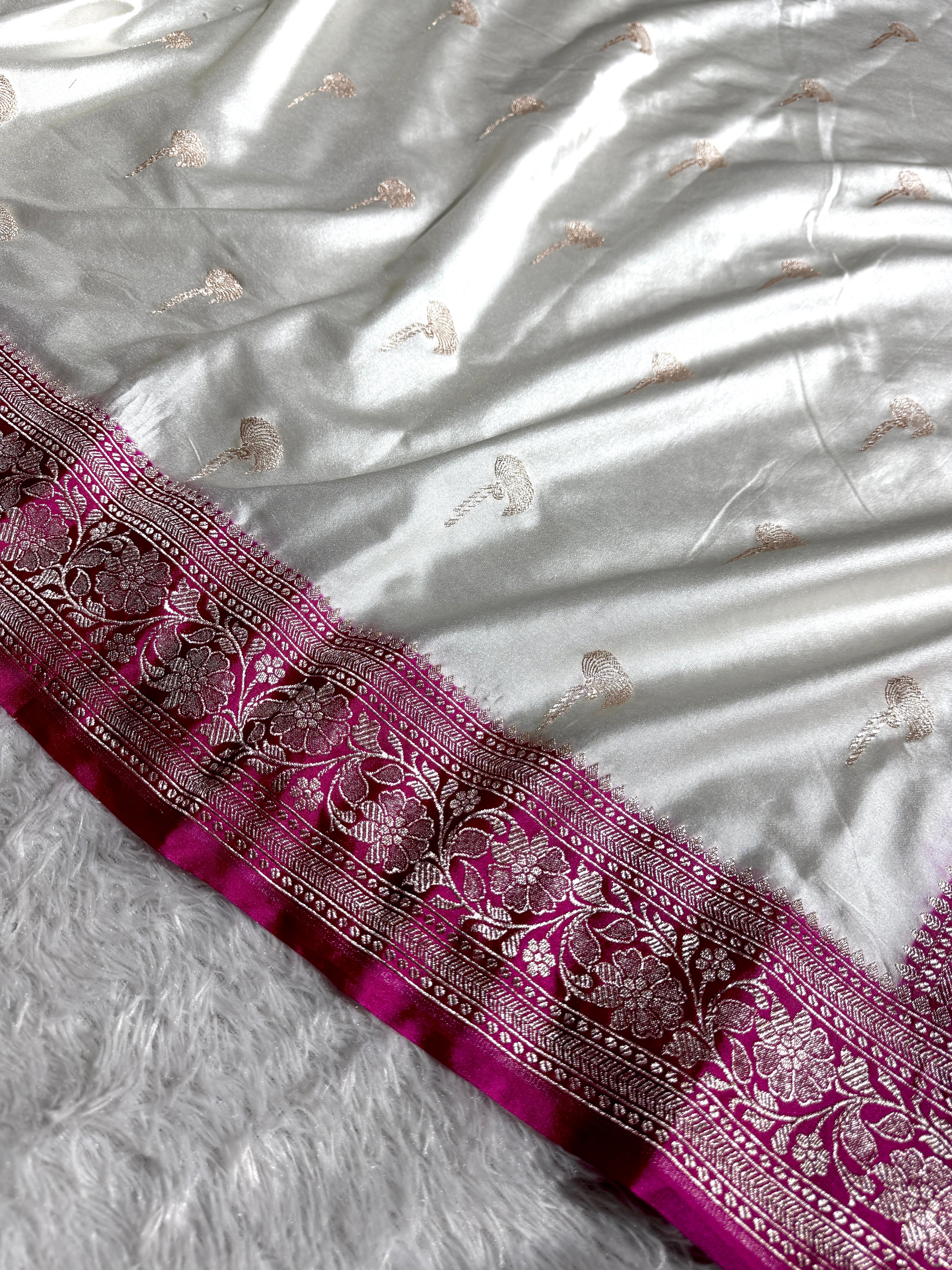 BANARASI MASHRU KATAN SILK SAREE HN511
