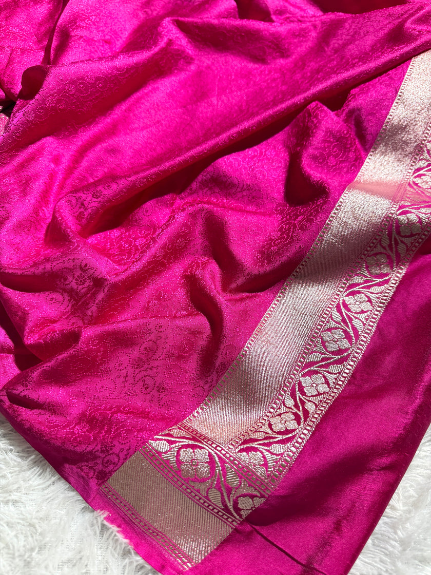 BANARASI MASHRU KATAN SILK SAREE HN509