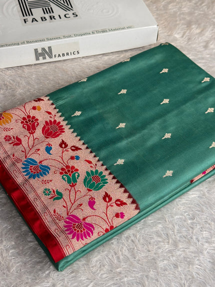 BANARASI MASHRU KATAN SILK SAREE MK071