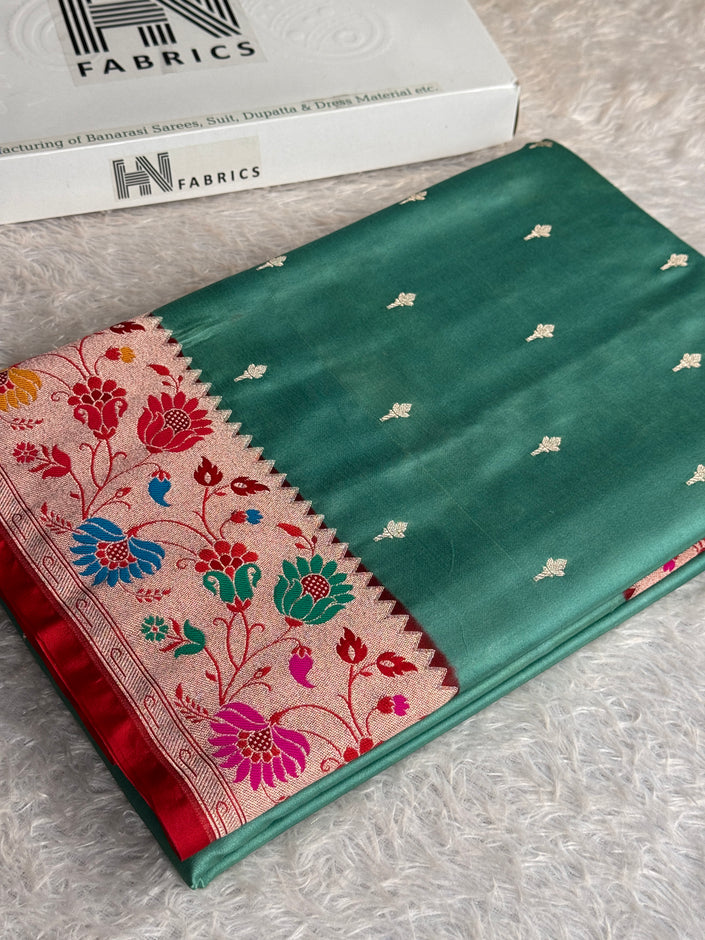 BANARASI MASHRU KATAN SILK SAREE MK071