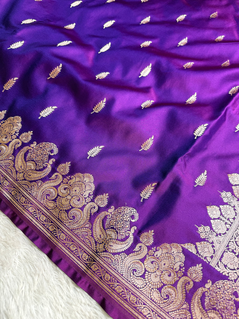 BANARASI MASHRU KATAN SILK SAREE HN539