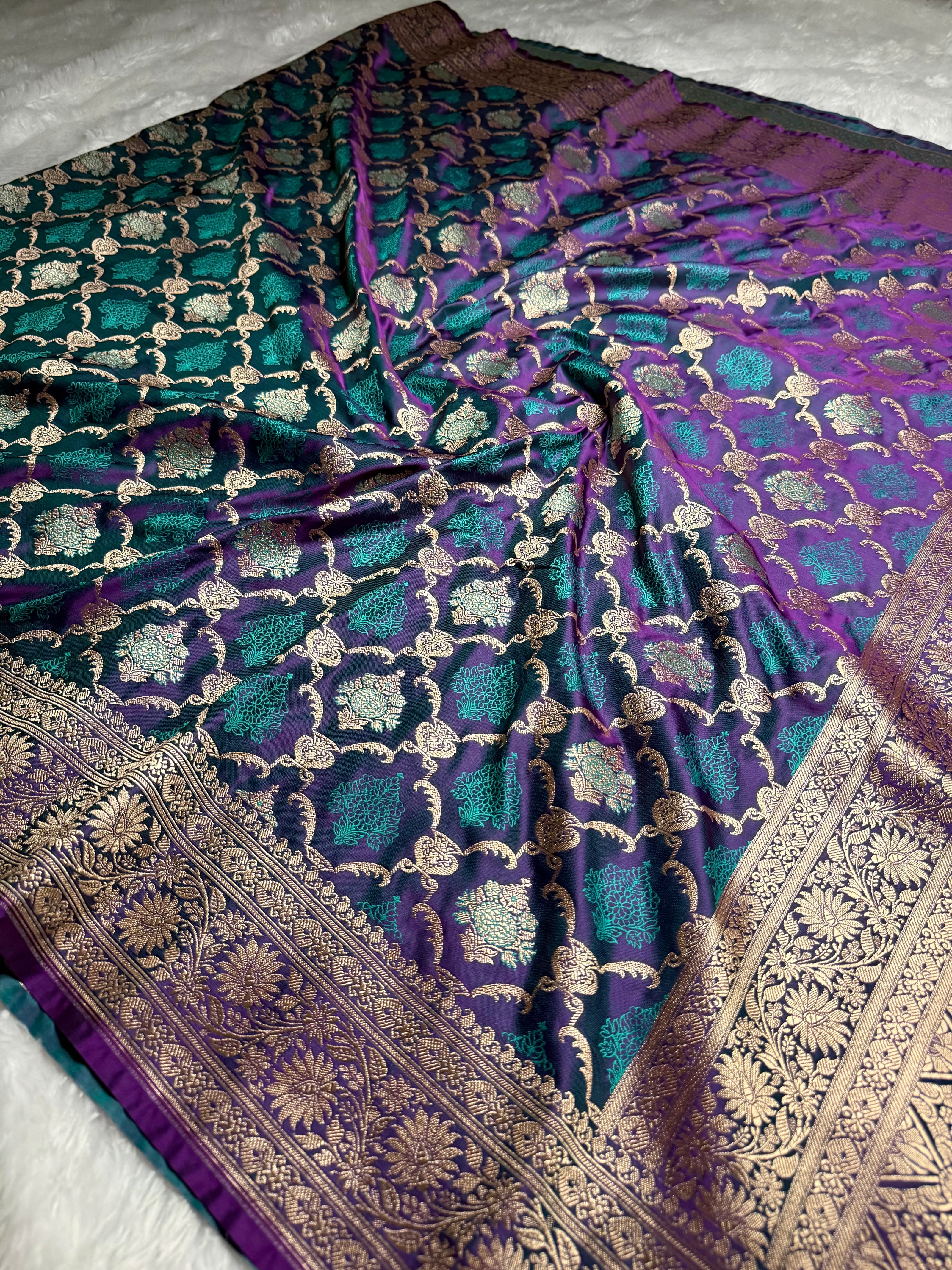 BANARASI MASHRU KATAN SILK SAREE HN198