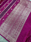 BANARASI MASHRU KATAN SILK SAREE MK012