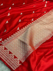 BANARASI MASHRU KATAN SILK SAREE MK037
