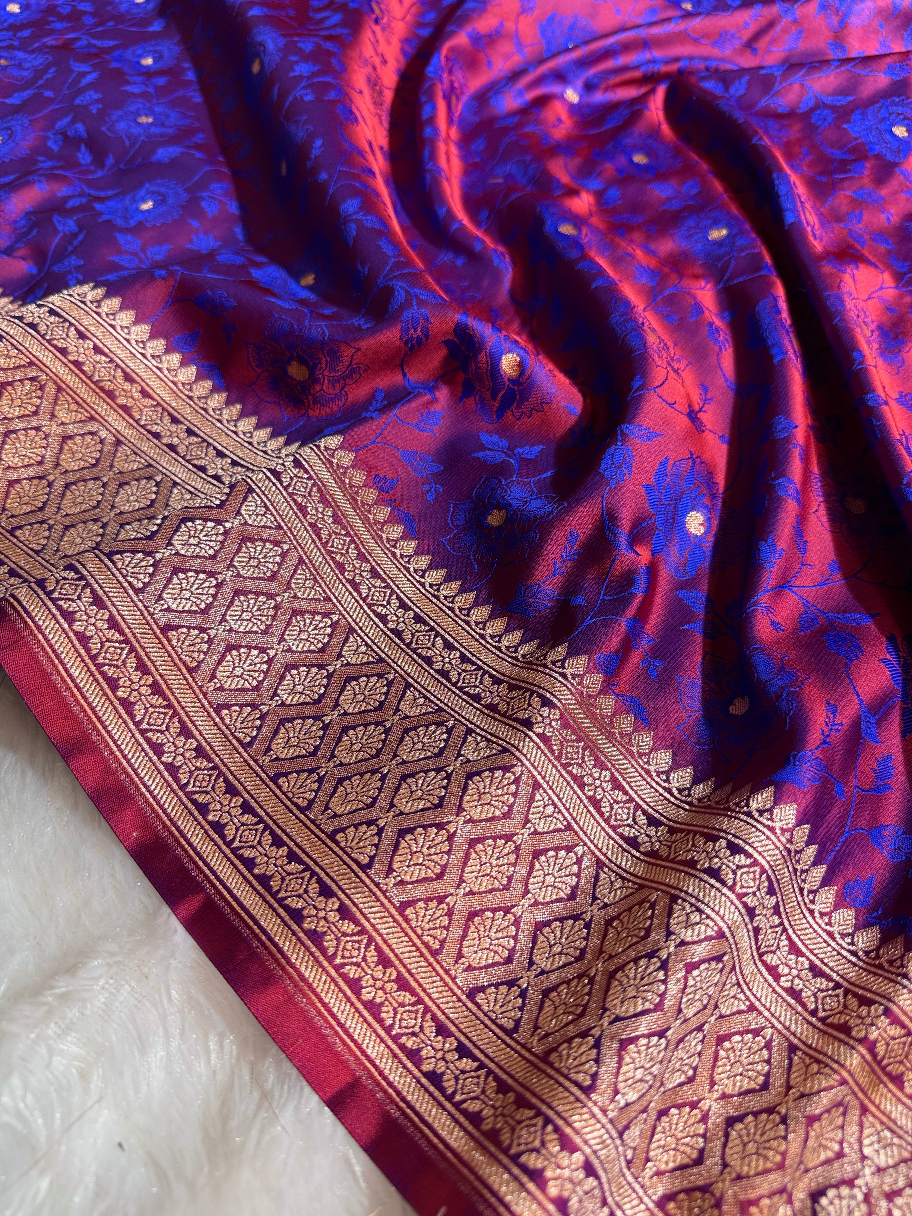 BANARASI MASHRU KATAN SILK SAREE HN300