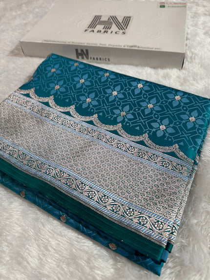 BANARASI MASHRU KATAN SILK SAREE HN535