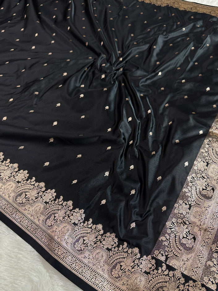 BANARASI MASHRU KATAN SILK SAREE HN537