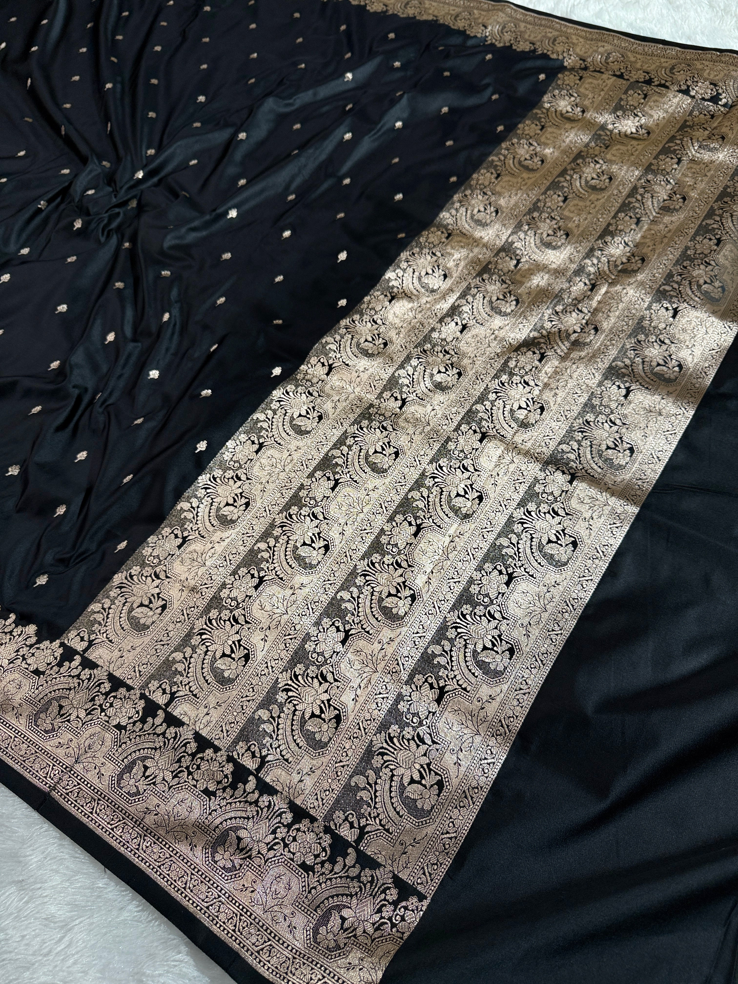 BANARASI MASHRU KATAN SILK SAREE HN537
