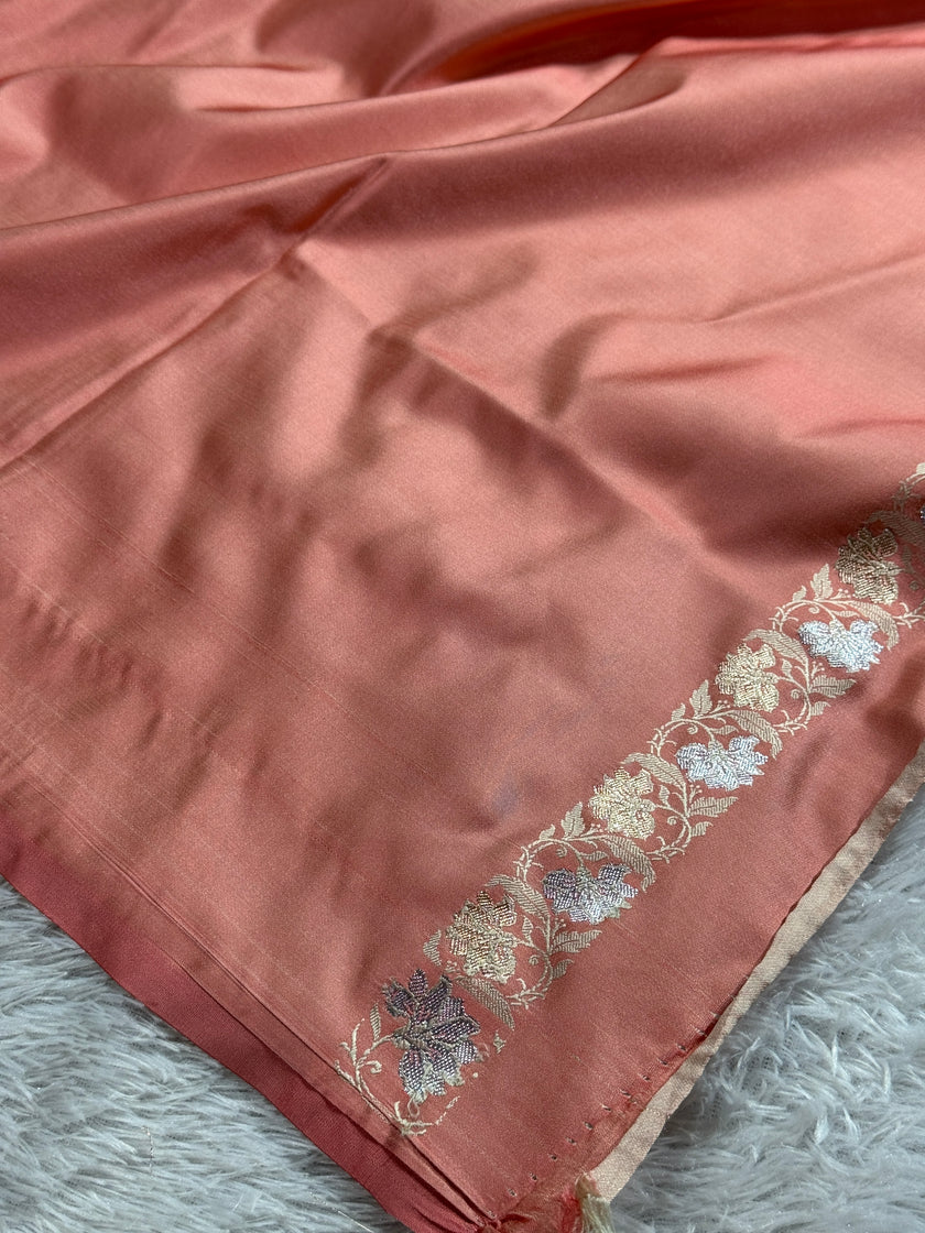 BANARASI MASHRU KATAN SILK SAREE HN541