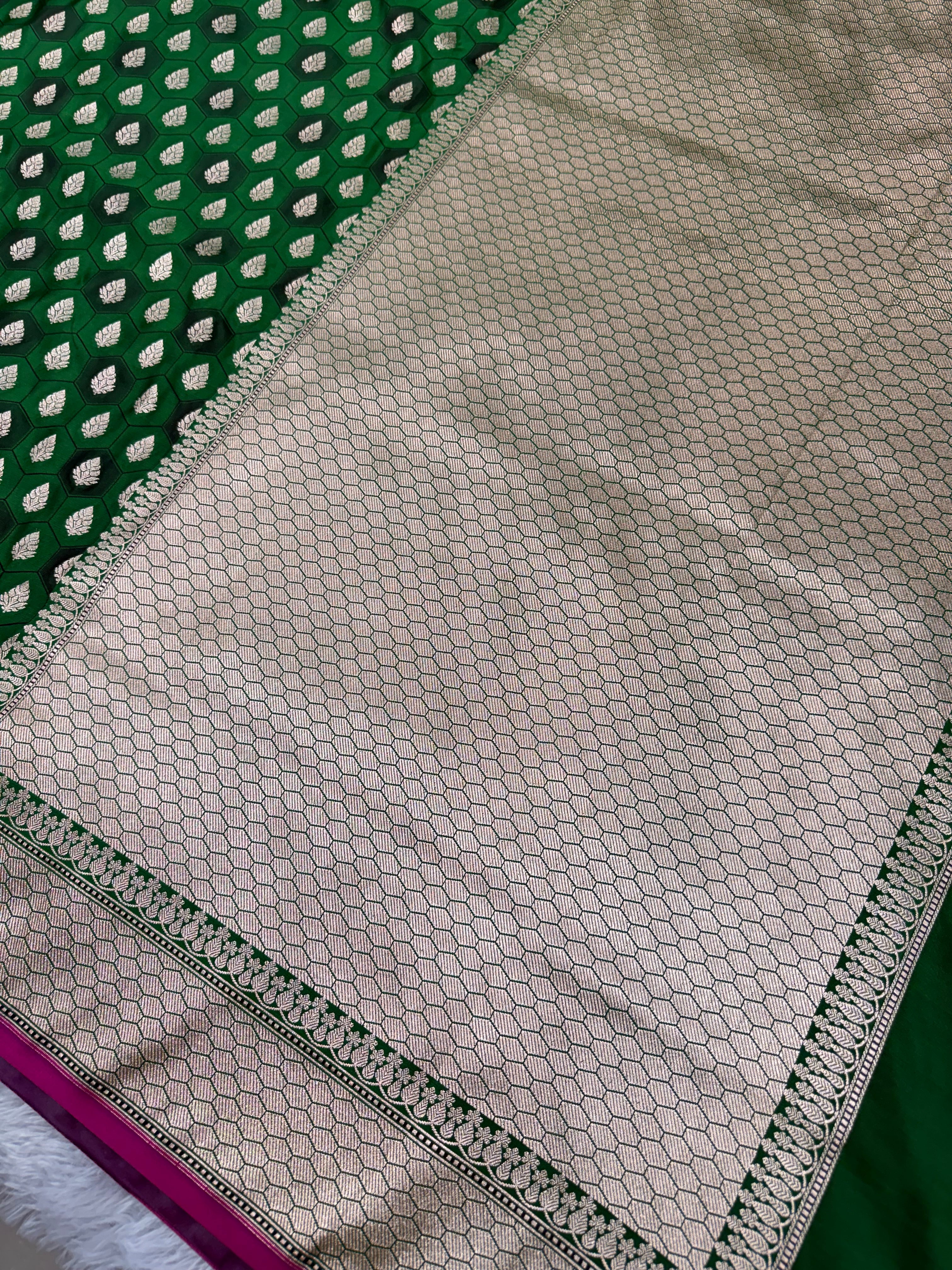 Banarasi mashru katan silk saree Tanchui design hn112