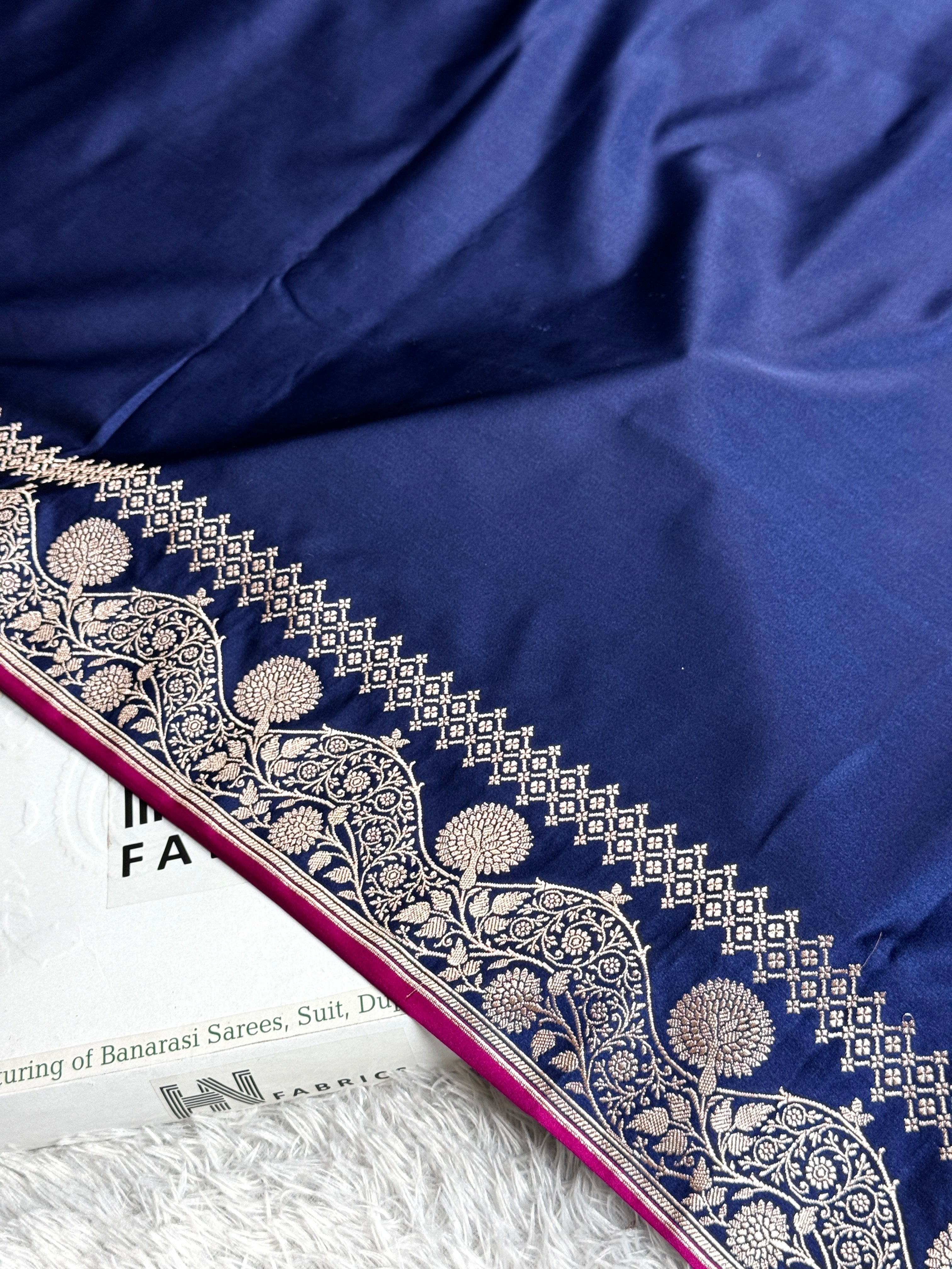 BANARASI MASHRU KATAN SILK SAREE MK002